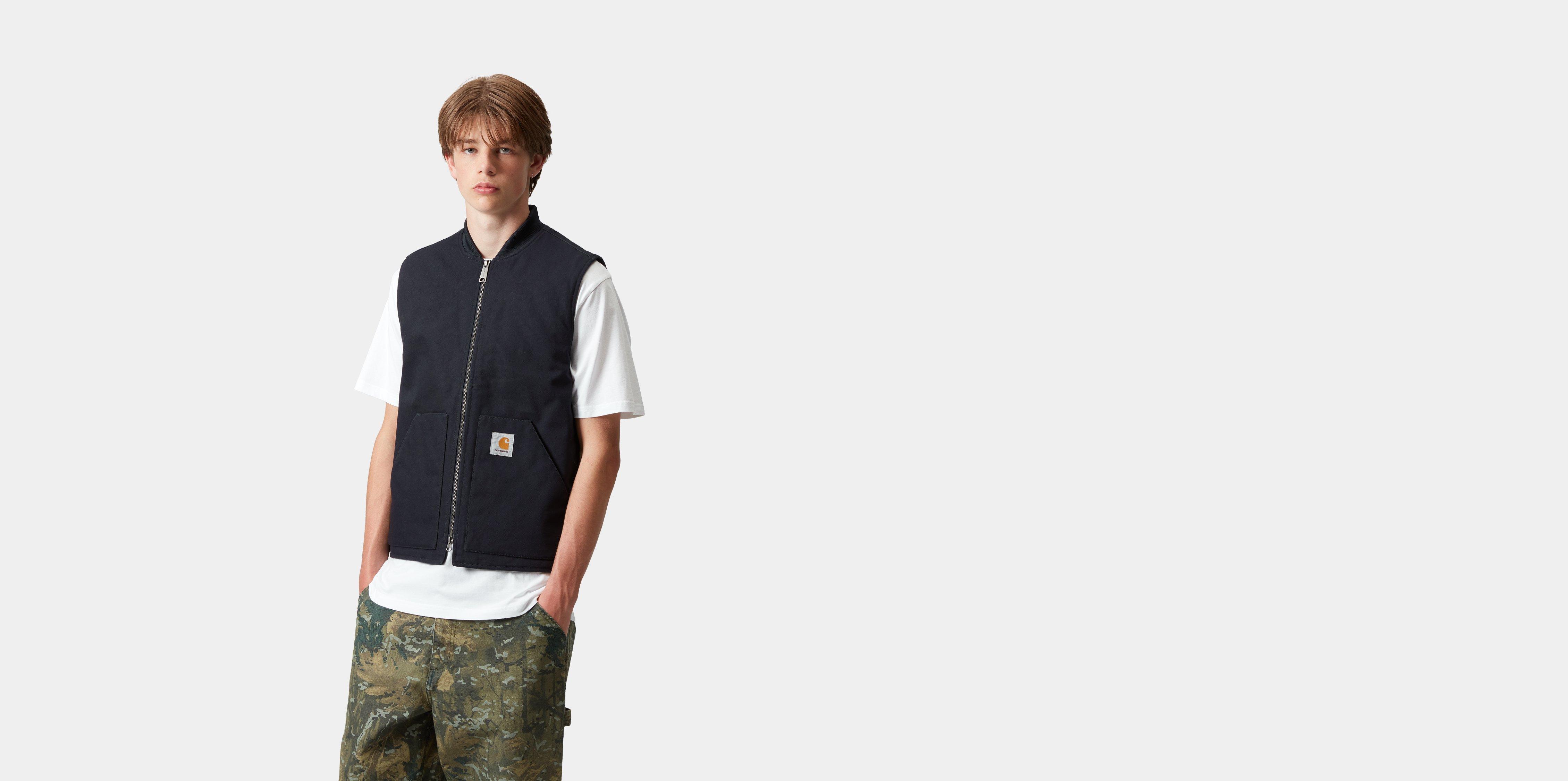 トップス carhartt CLASSIC VEST - Wax (rigid) Carhartt WIP - Classic Vest - Wax Rinsed | Hardpressed Print