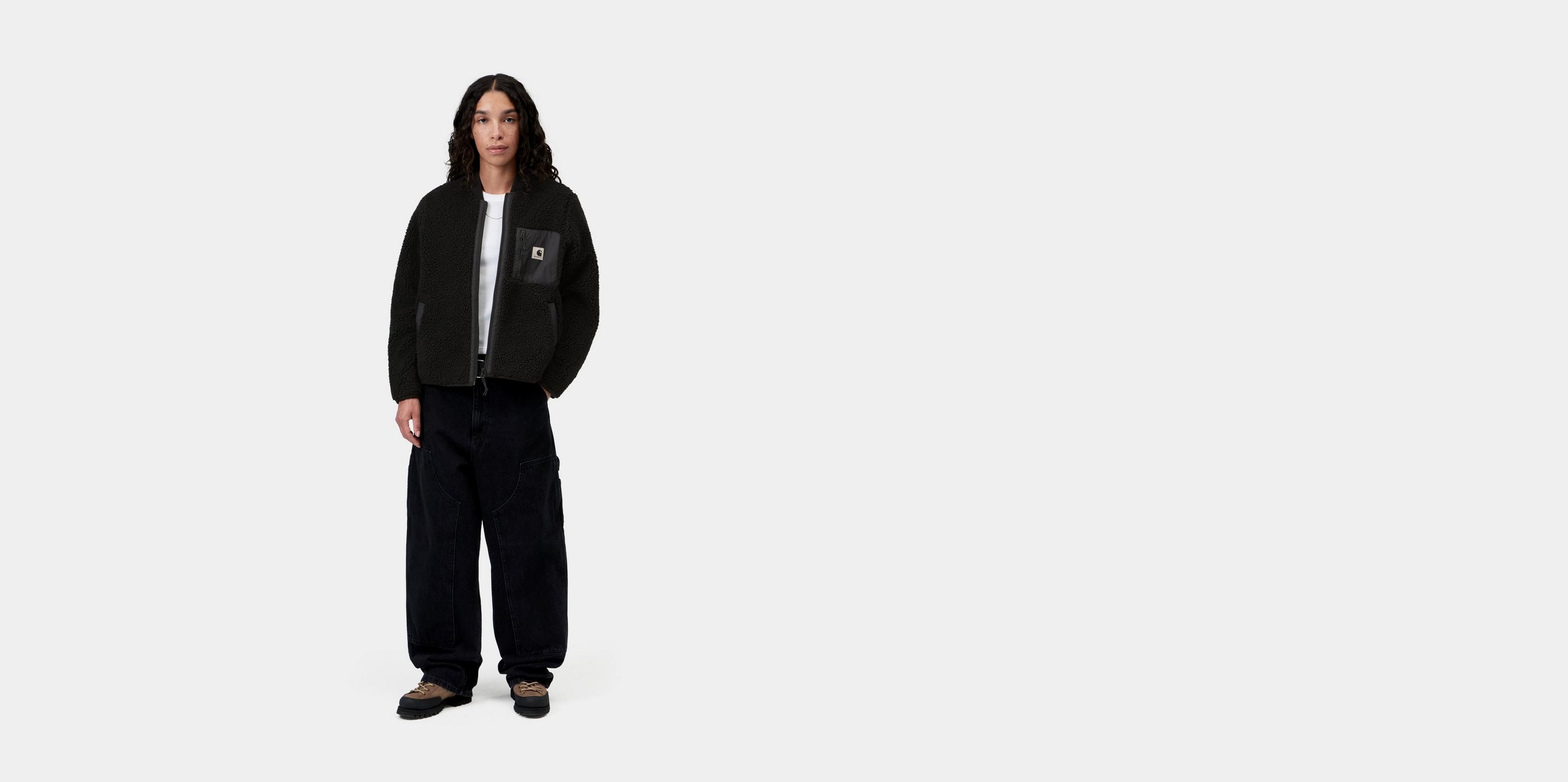 Carhartt ブラックジャケット 女性用 RN 14806 Carhartt WIP Women's Janet Liner, Black / Black | Official Online