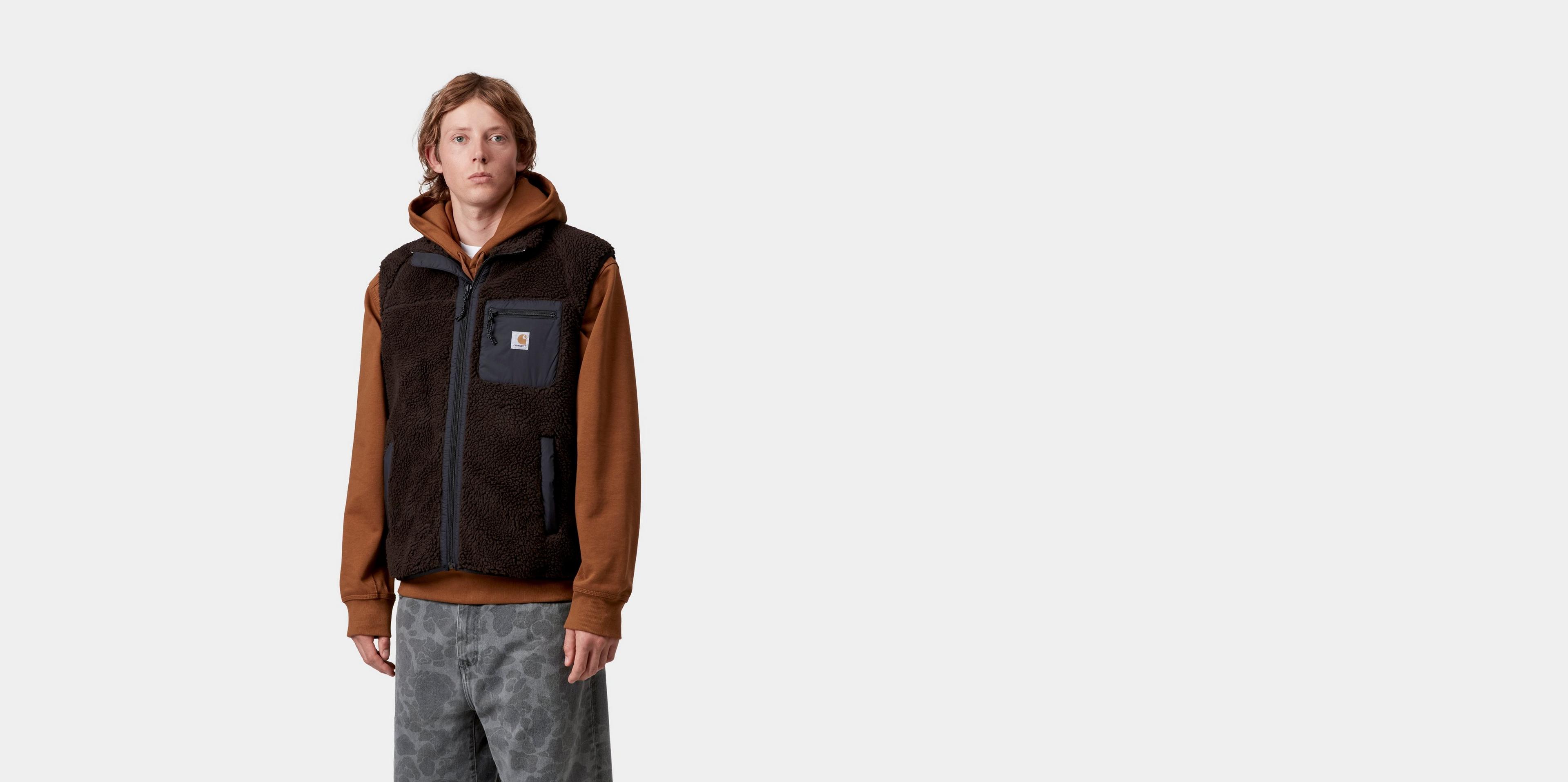 トップス Carhartt WIP Prentis Vest Liner S Carhartt WIP Prentis Vest Liner, Palisander / Black | Official