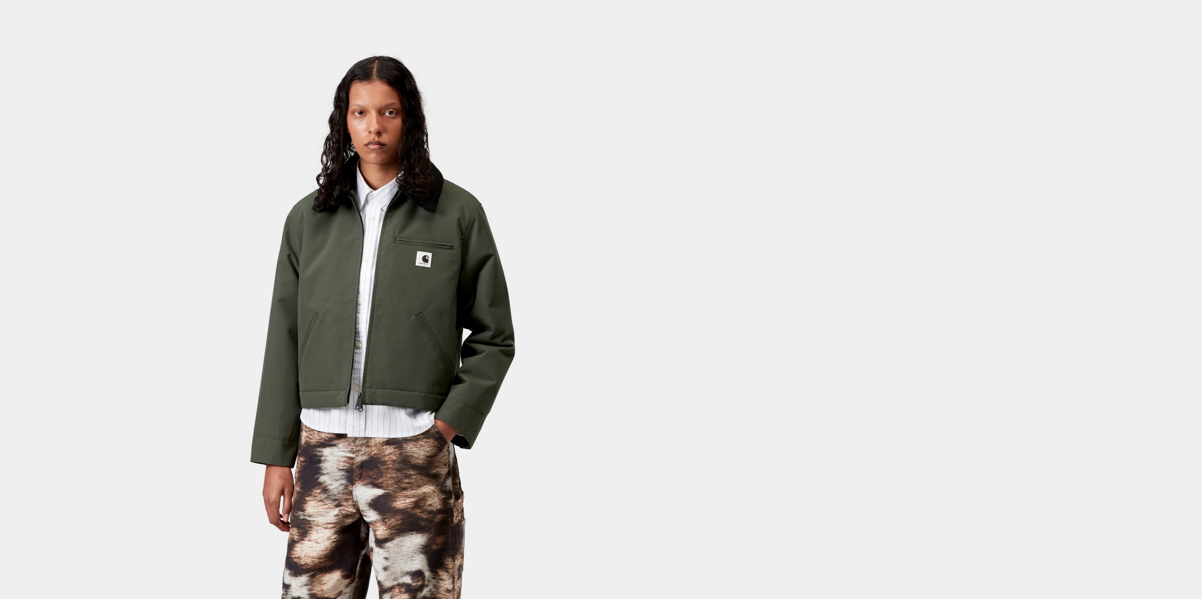 Carhartt WIP Women's Newkirk Jacket, Opuntia / Wild Dog Print
