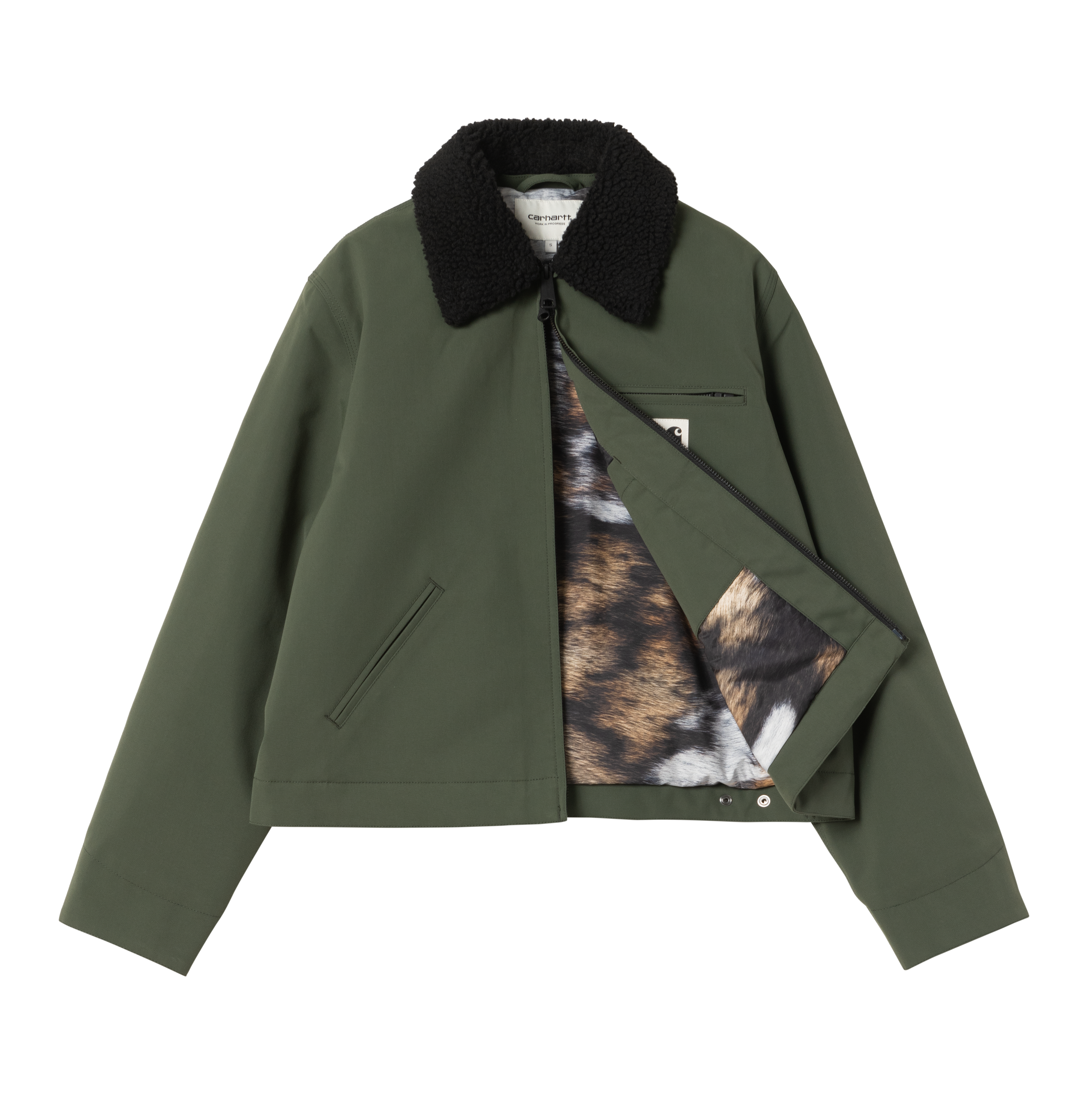 Carhartt WIP Women's Newkirk Jacket, Opuntia / Wild Dog Print