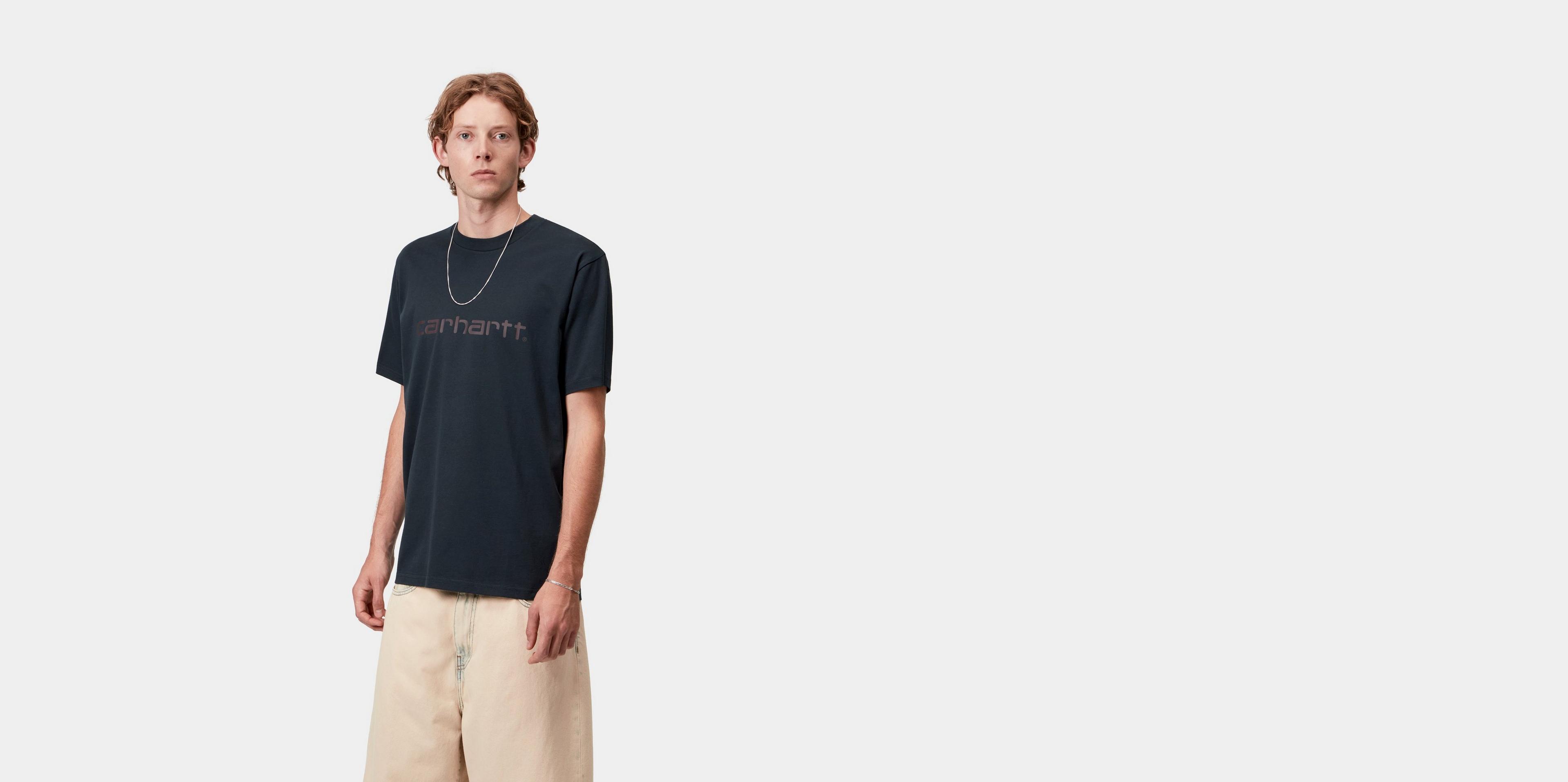 Carhartt WIP S/S Script T-Shirt, Deep Night / Palisander