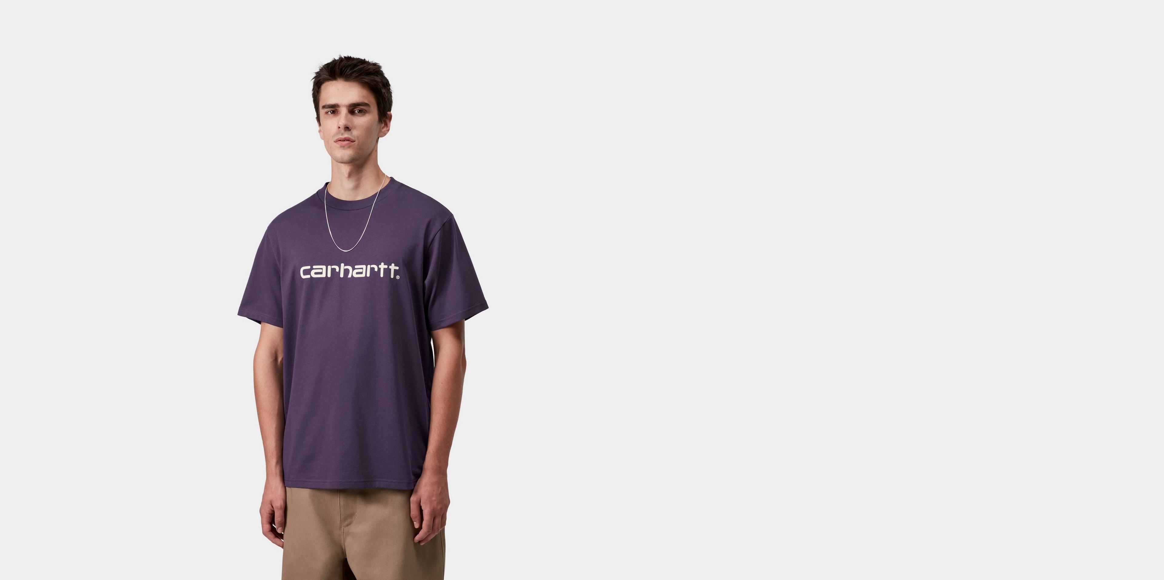 Carhartt WIP S/S Script T-Shirt, Lokers / Salt | Official Online Store