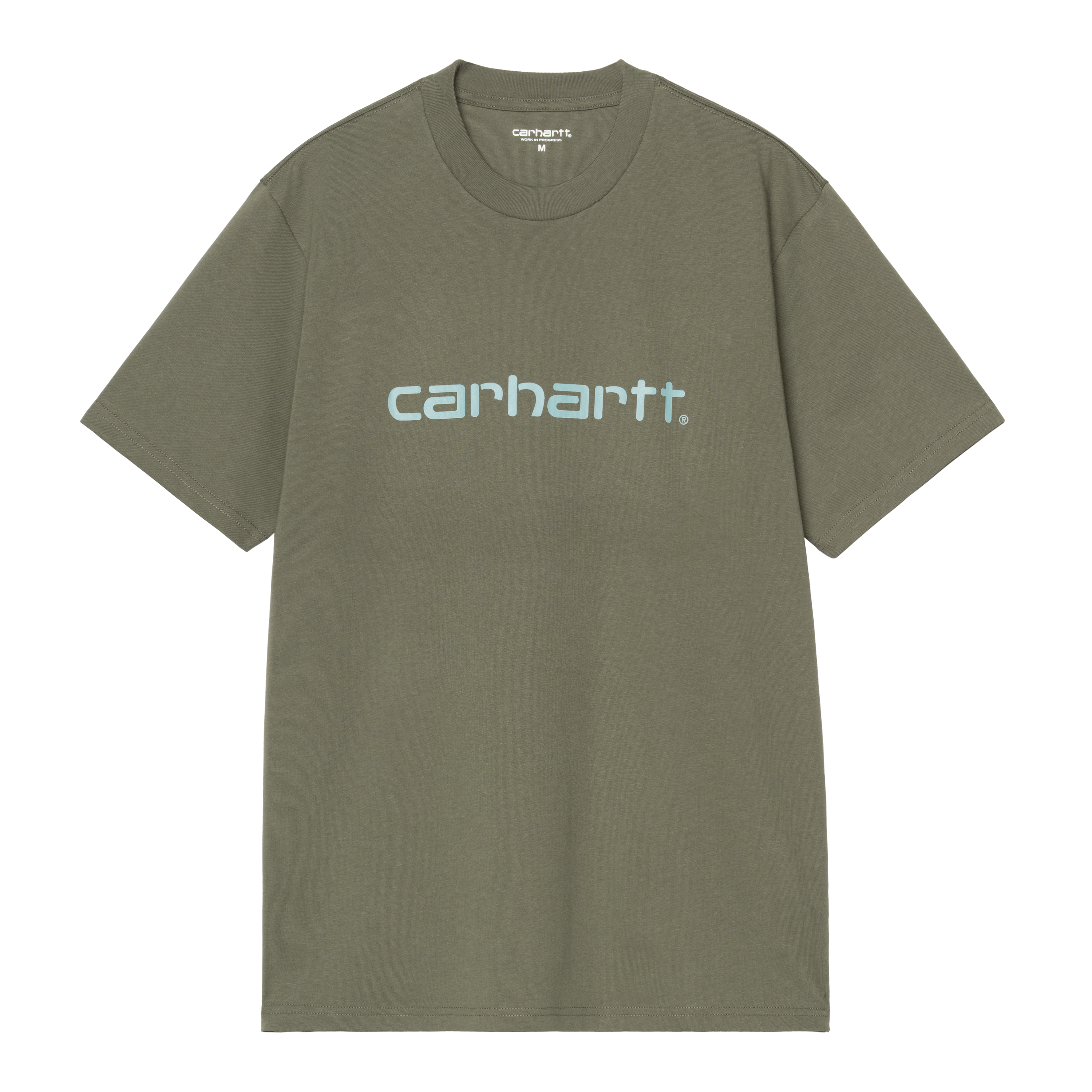 Carhartt WIP S/S Script T-Shirt, Leaf / Tourmaline | Official
