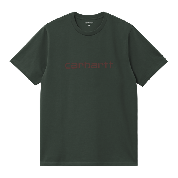S/S Script T-Shirt Dark Scarab / Palisander
