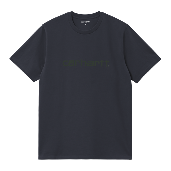 S/S Script T-Shirt Dark Navy / Dark Scarab