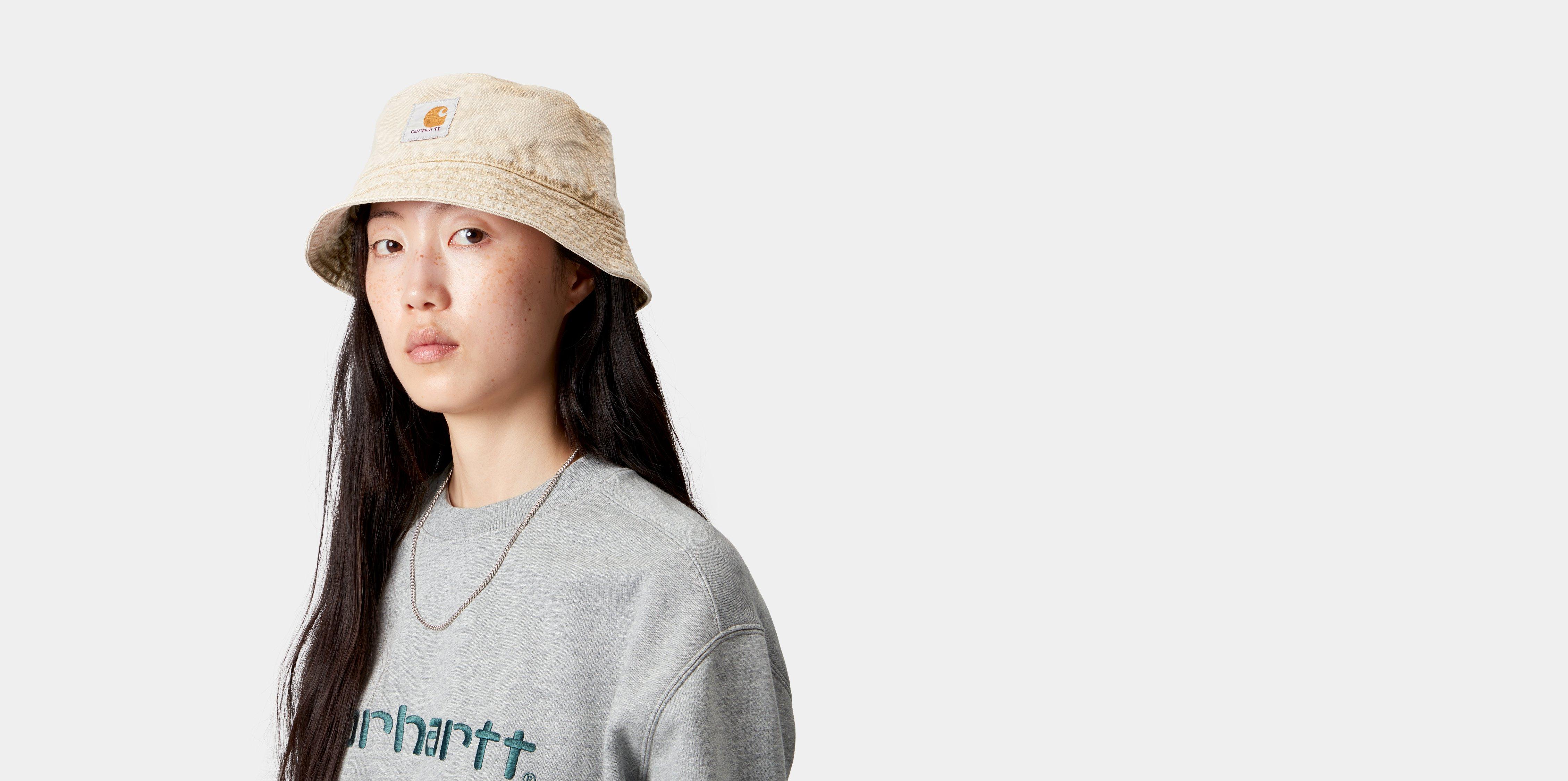 Carhartt WIP Bane Bucket Hat Dusty H Brown chalk wash | beige | M-L