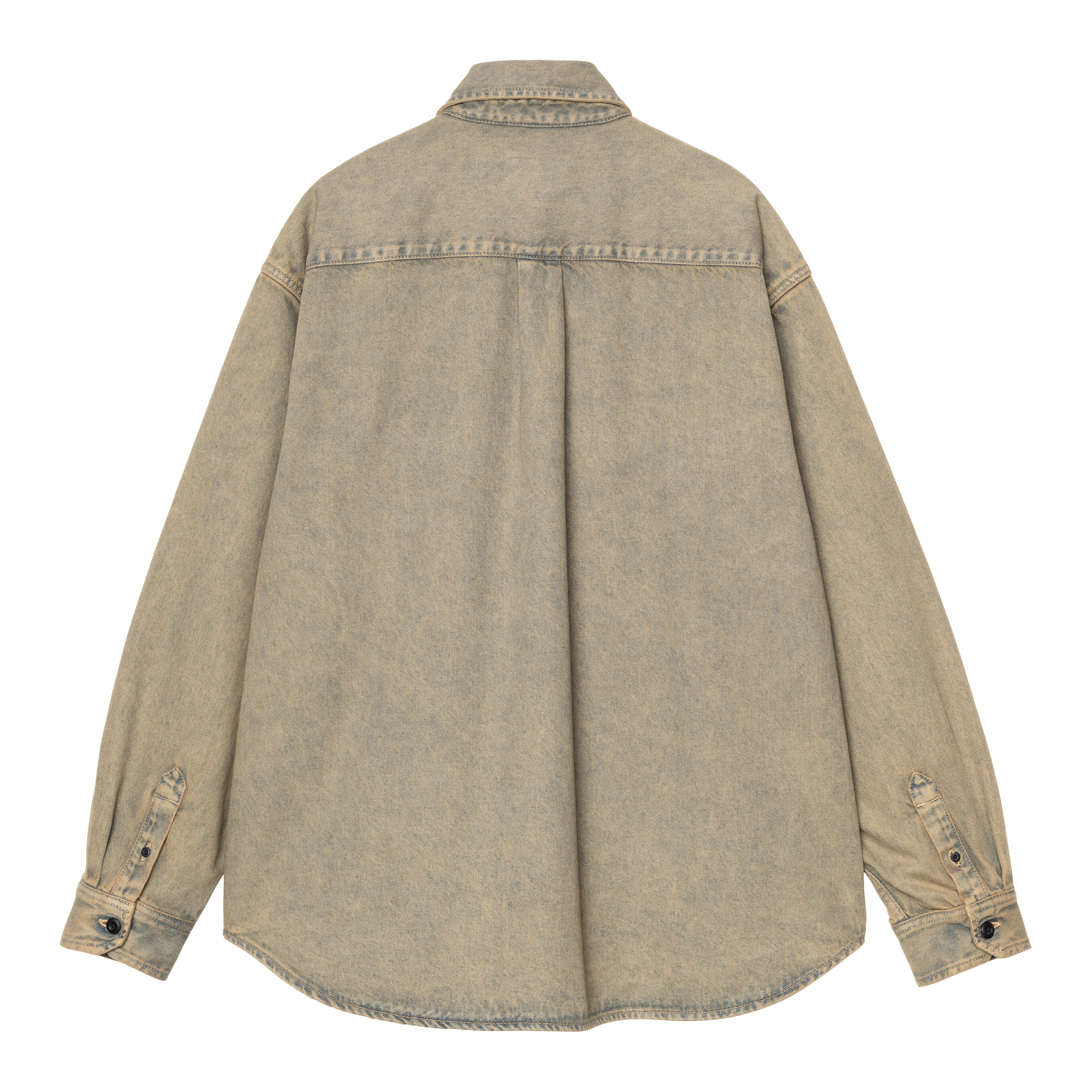 Carhartt WIP Tigan Shirt Jac, Blue / Leather | Official Online Store