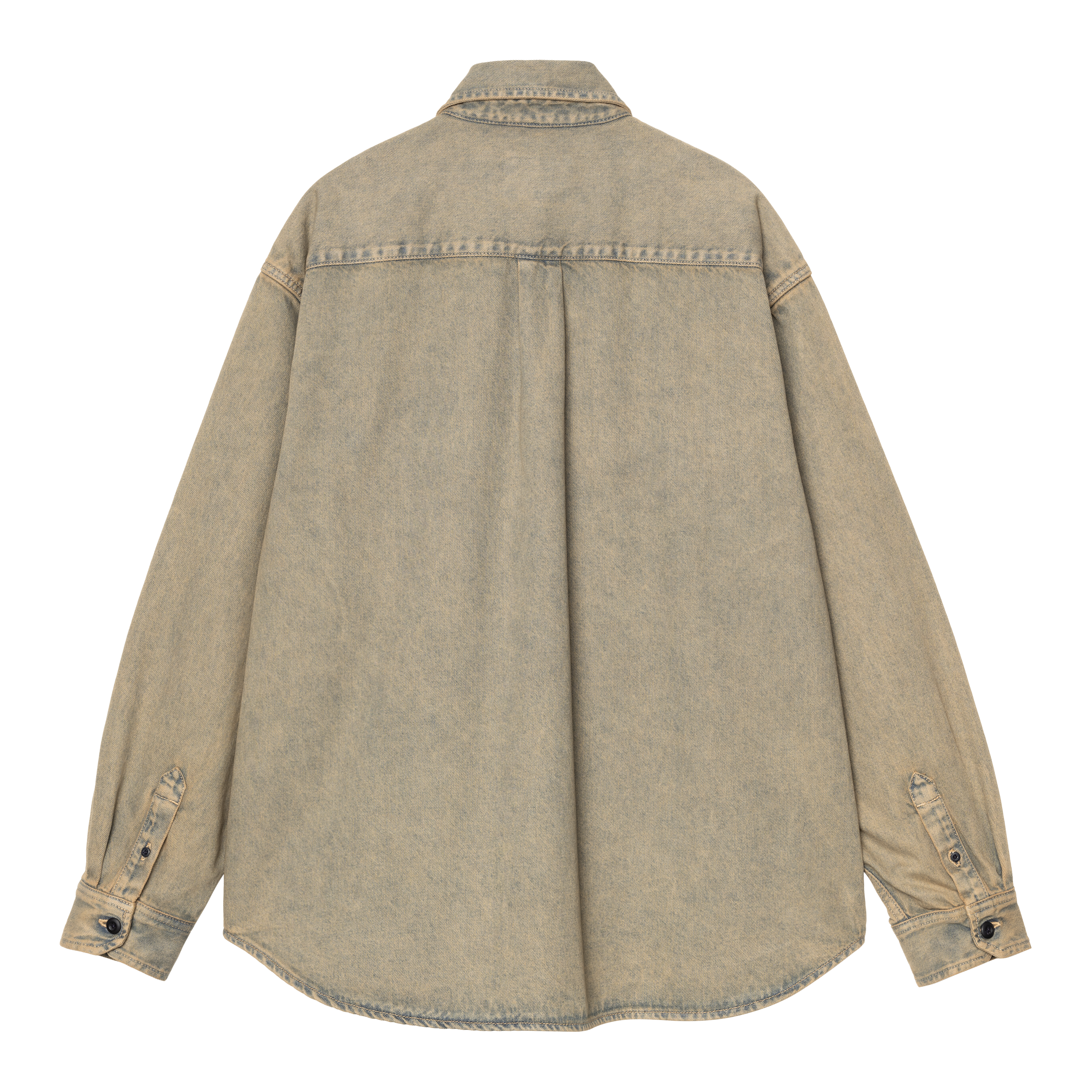 Carhartt WIP Tigan Shirt Jac, Blue / Leather | Official Online Store