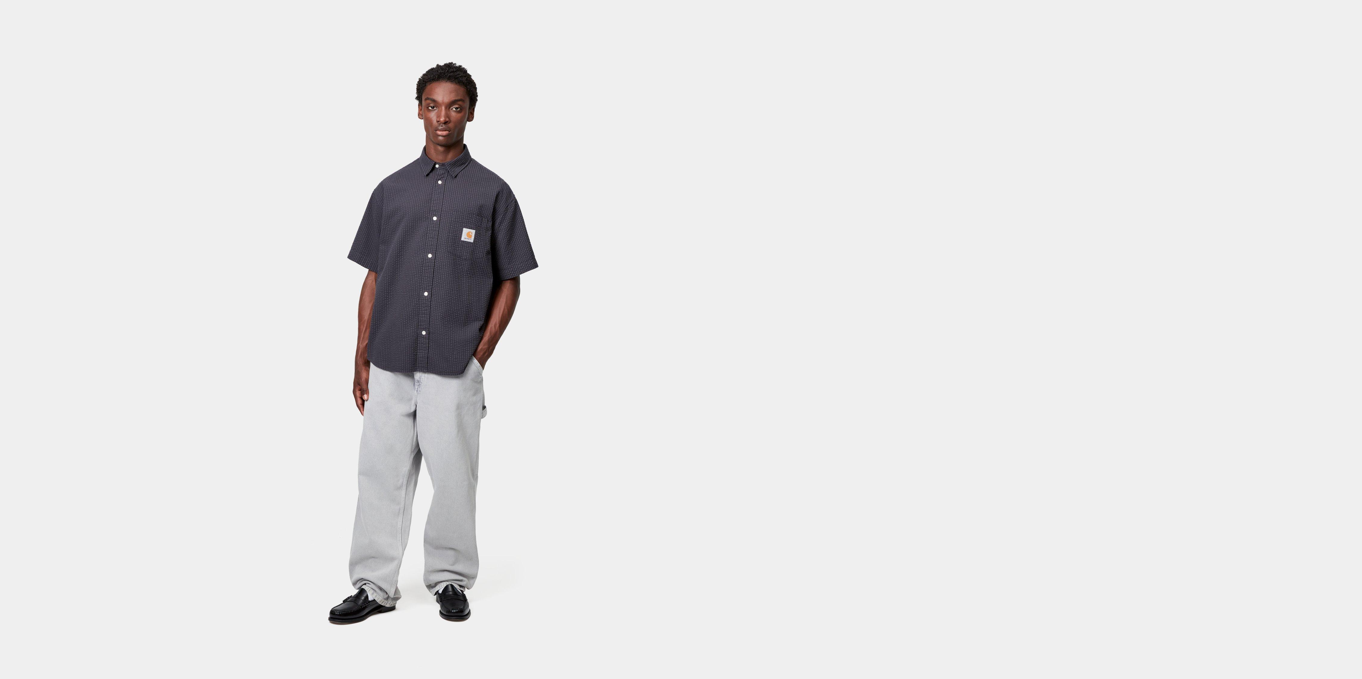 パンツ carhartt wip single pant carhartt Single Knee Pants in beige 1031497-1yh3k, blue