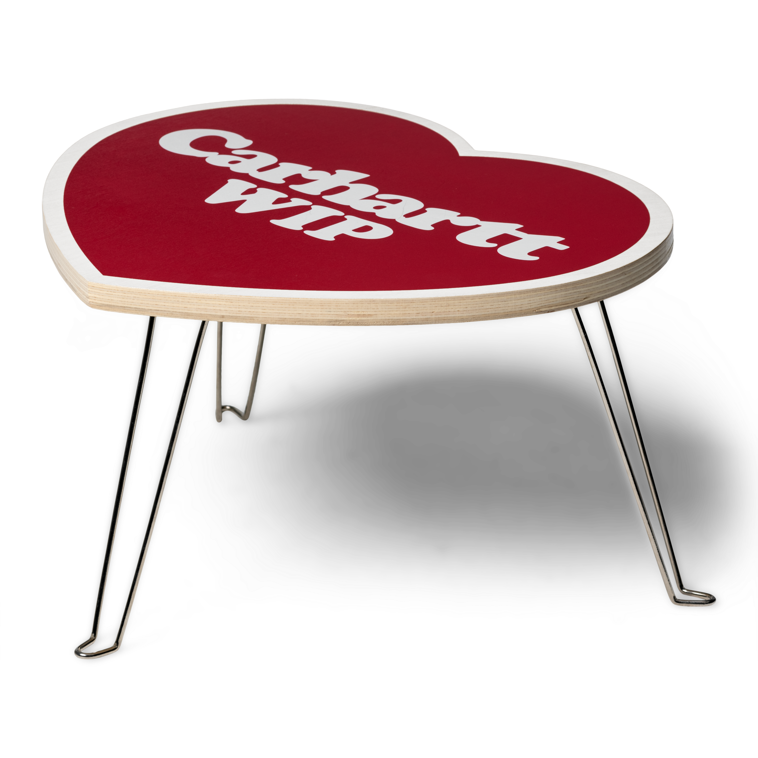 Carhartt WIP Heart Folding Table, Scarlet / White | Official