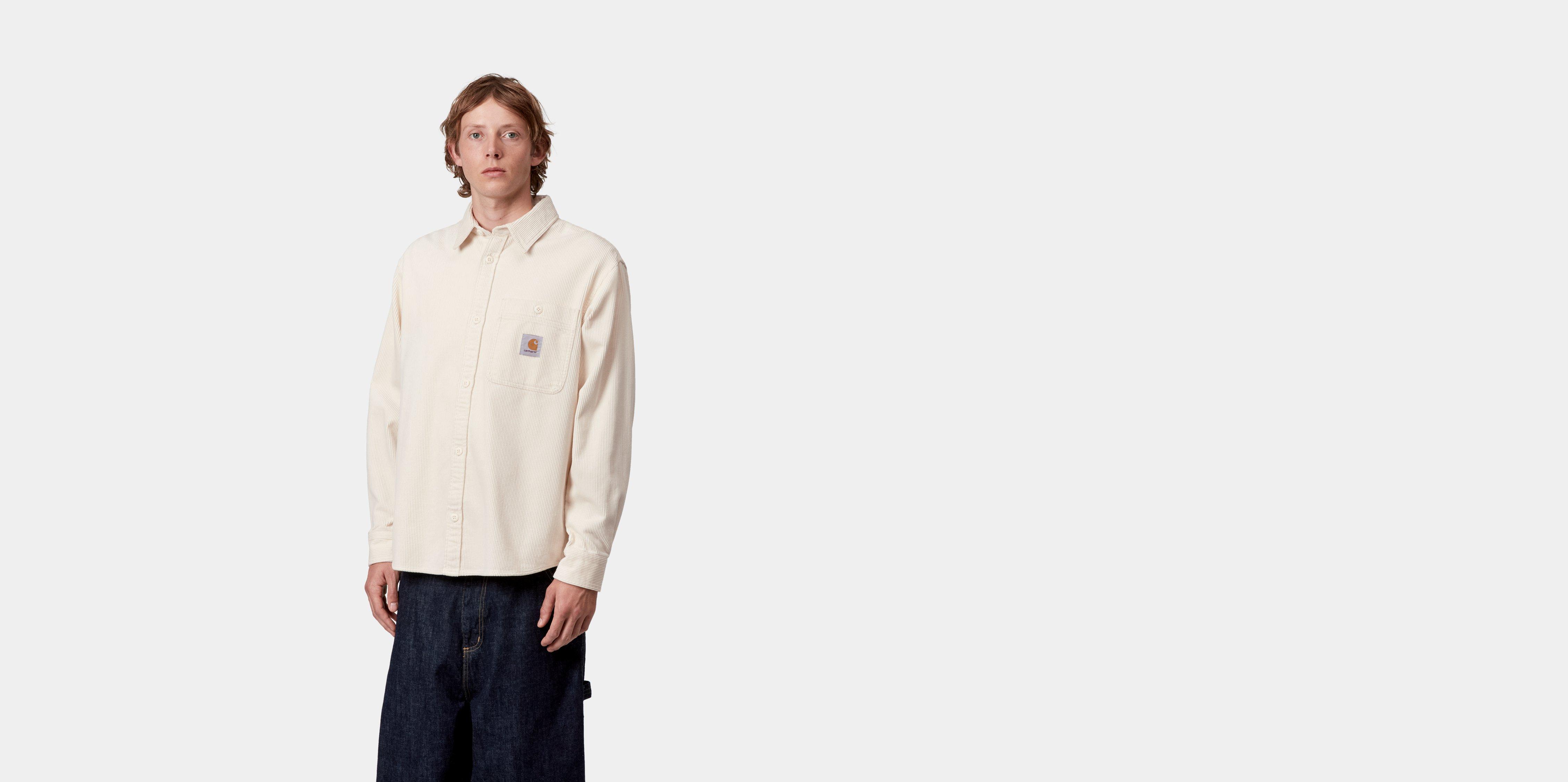 Carhartt WIP L/S Flint Shirt Salt | beige | S | Men