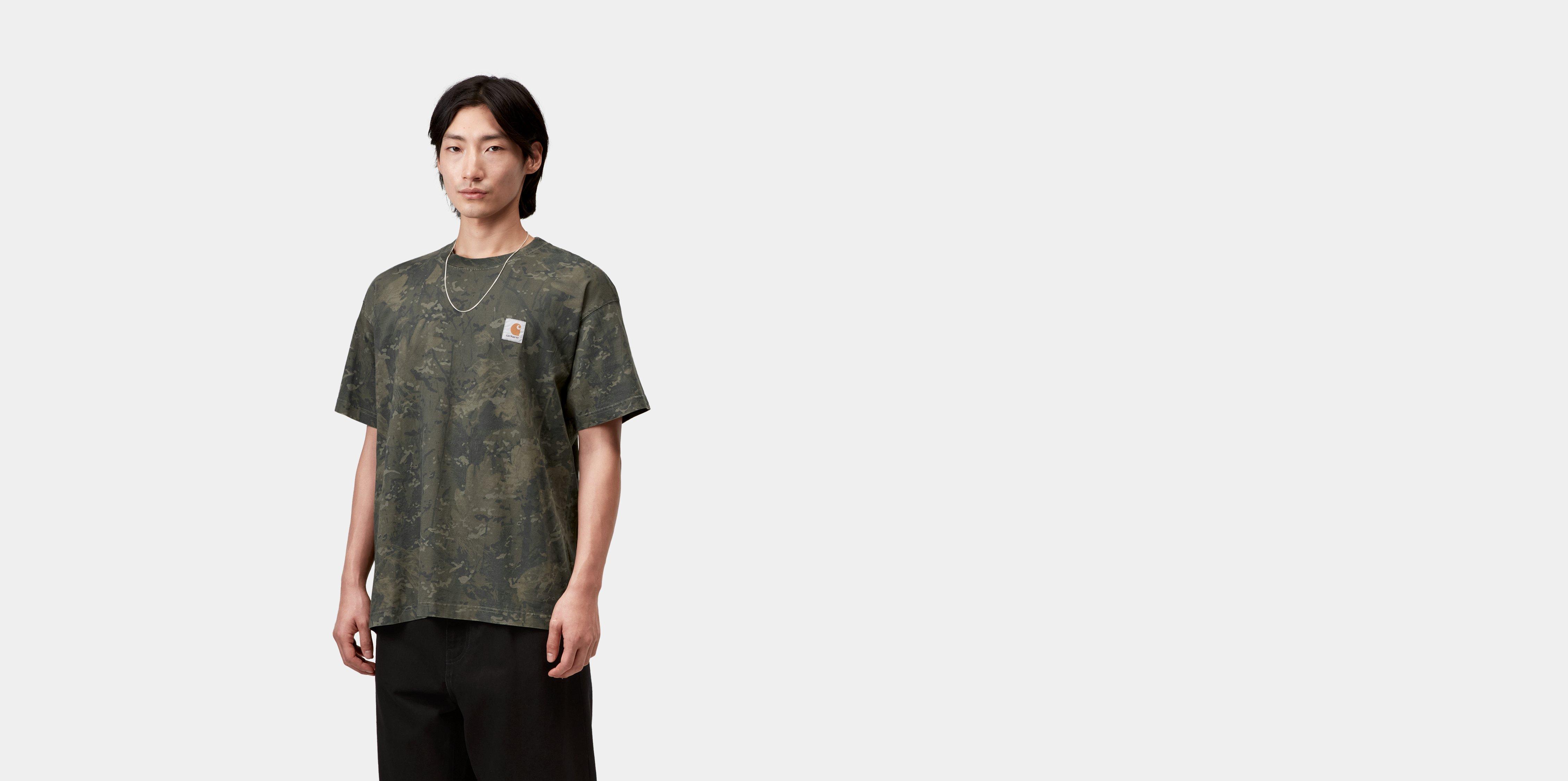 Carhartt WIP S/S Camo Combi T-Shirt Camo Combi, Green / Olive garment dyed | green|camo | M | Men