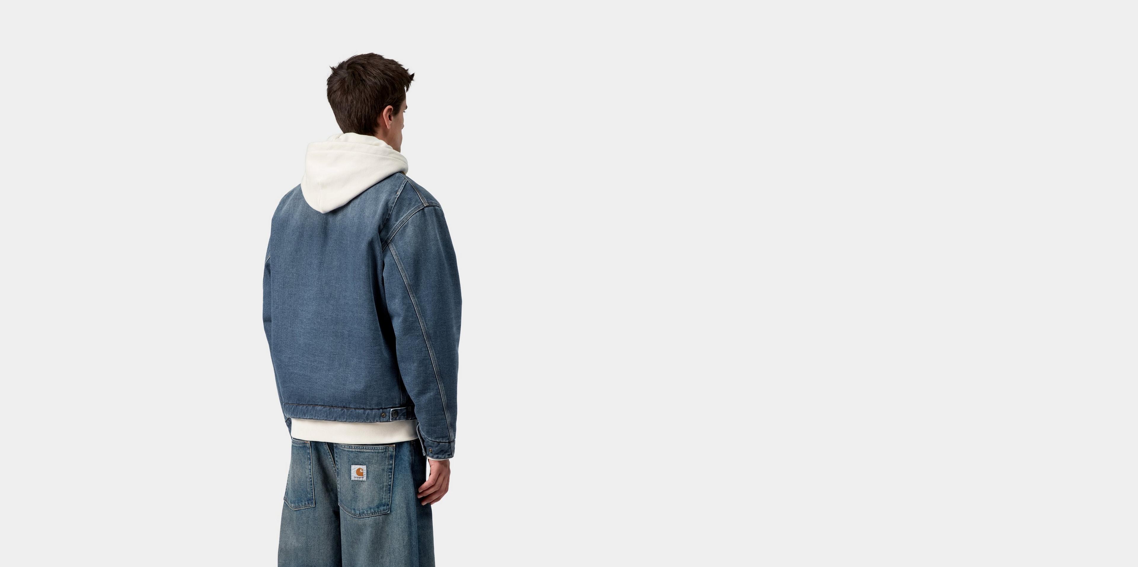 Carhartt WIP OG Detroit Jacket, Blue / Dusty H Brown | Official