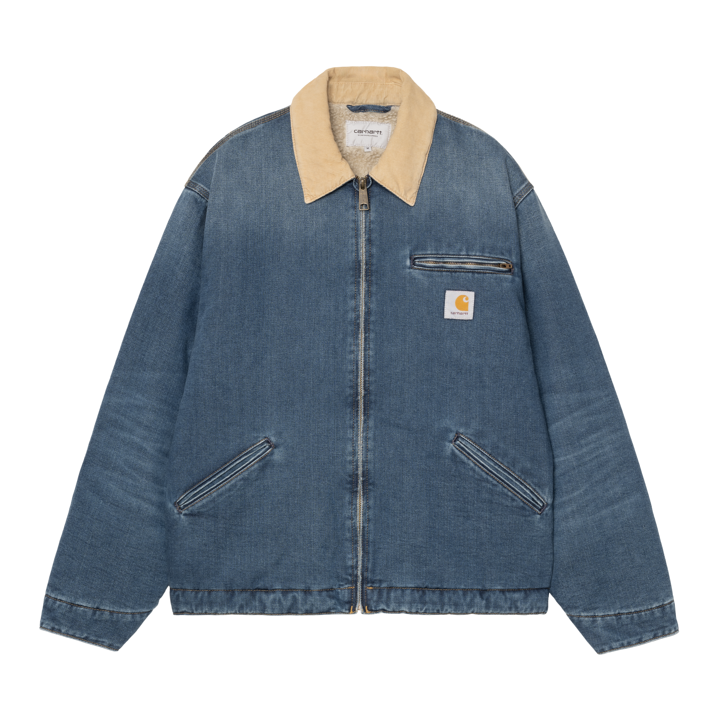 Carhartt WIP OG Detroit Jacket, Blue / Dusty H Brown | Official