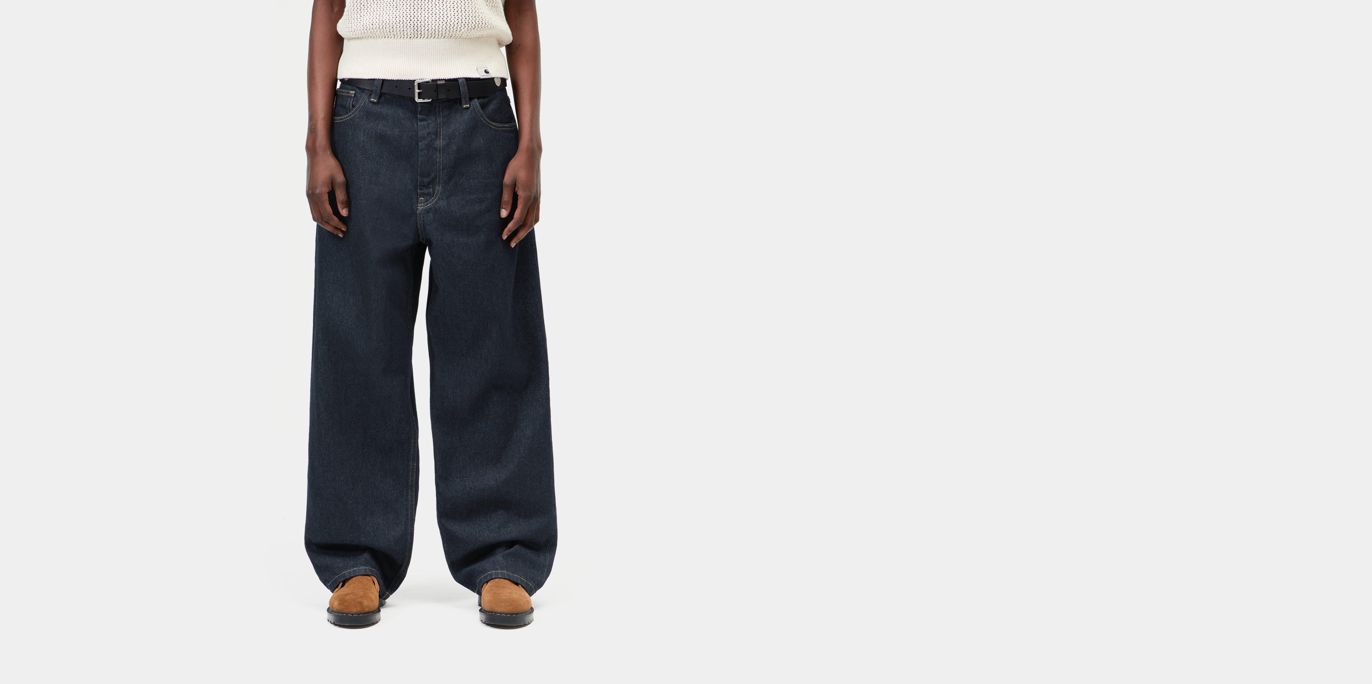 Carhartt WIP W' Brandon Pant Blue rinsed | L | Women