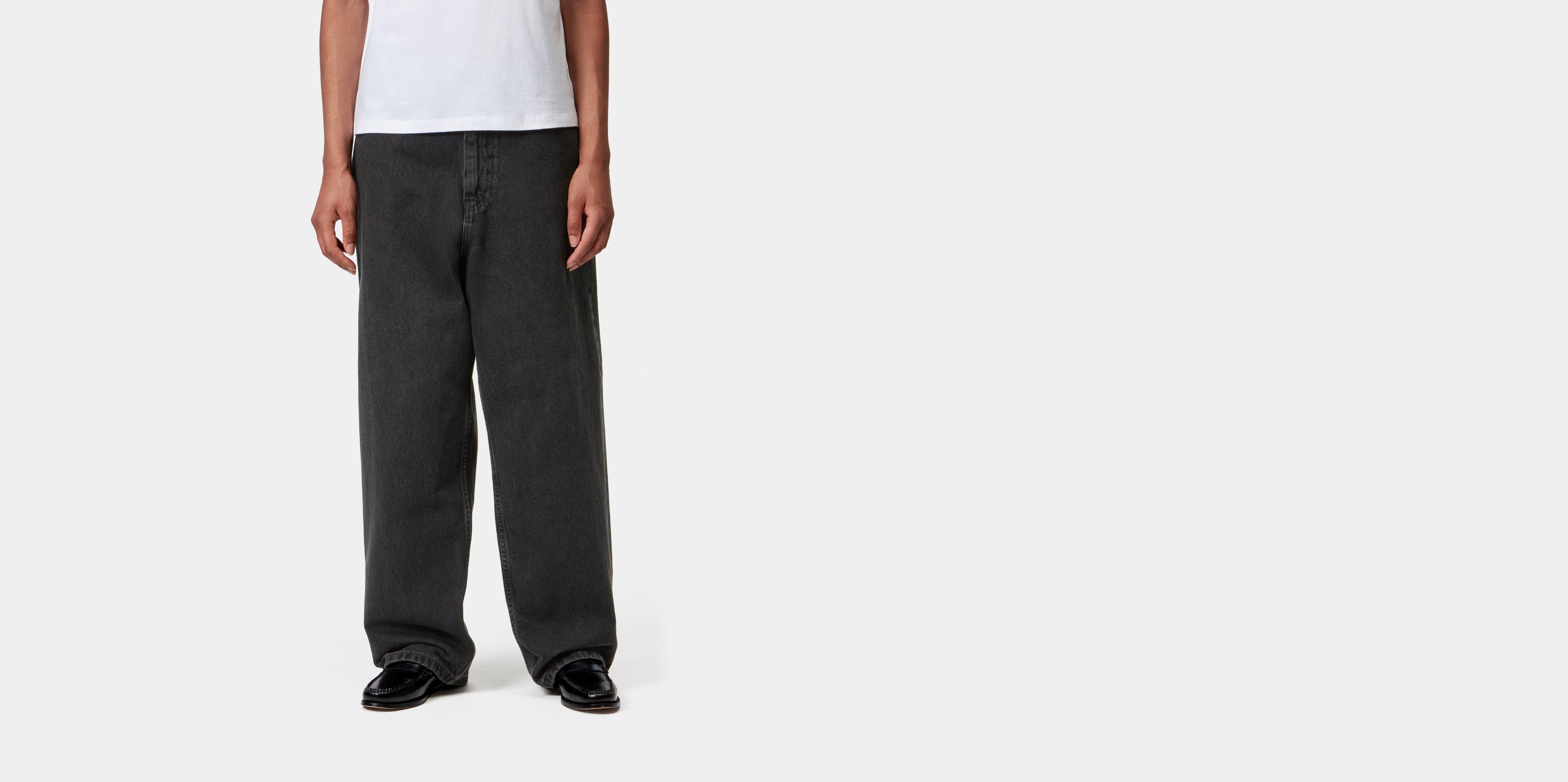 Carhartt WIP W' Brandon Pant Black stone washed | M | Women