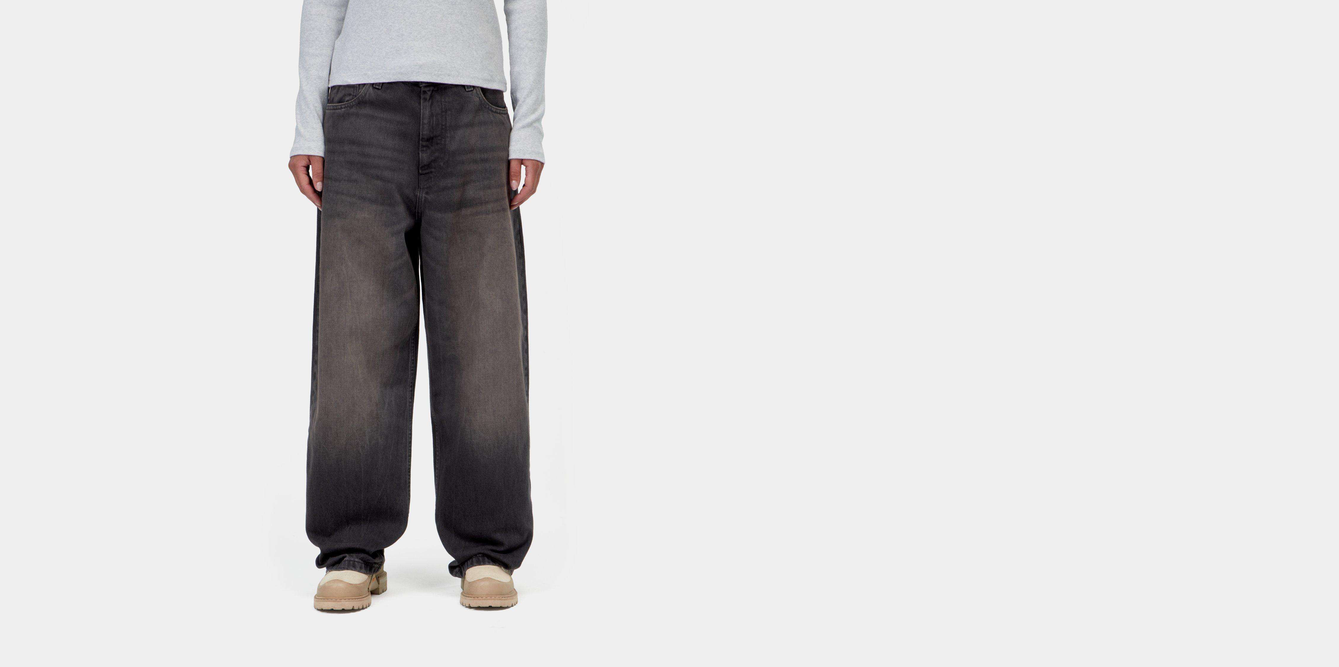 Carhartt WIP W' Brandon Pant Black marble dark worn | XS | Women