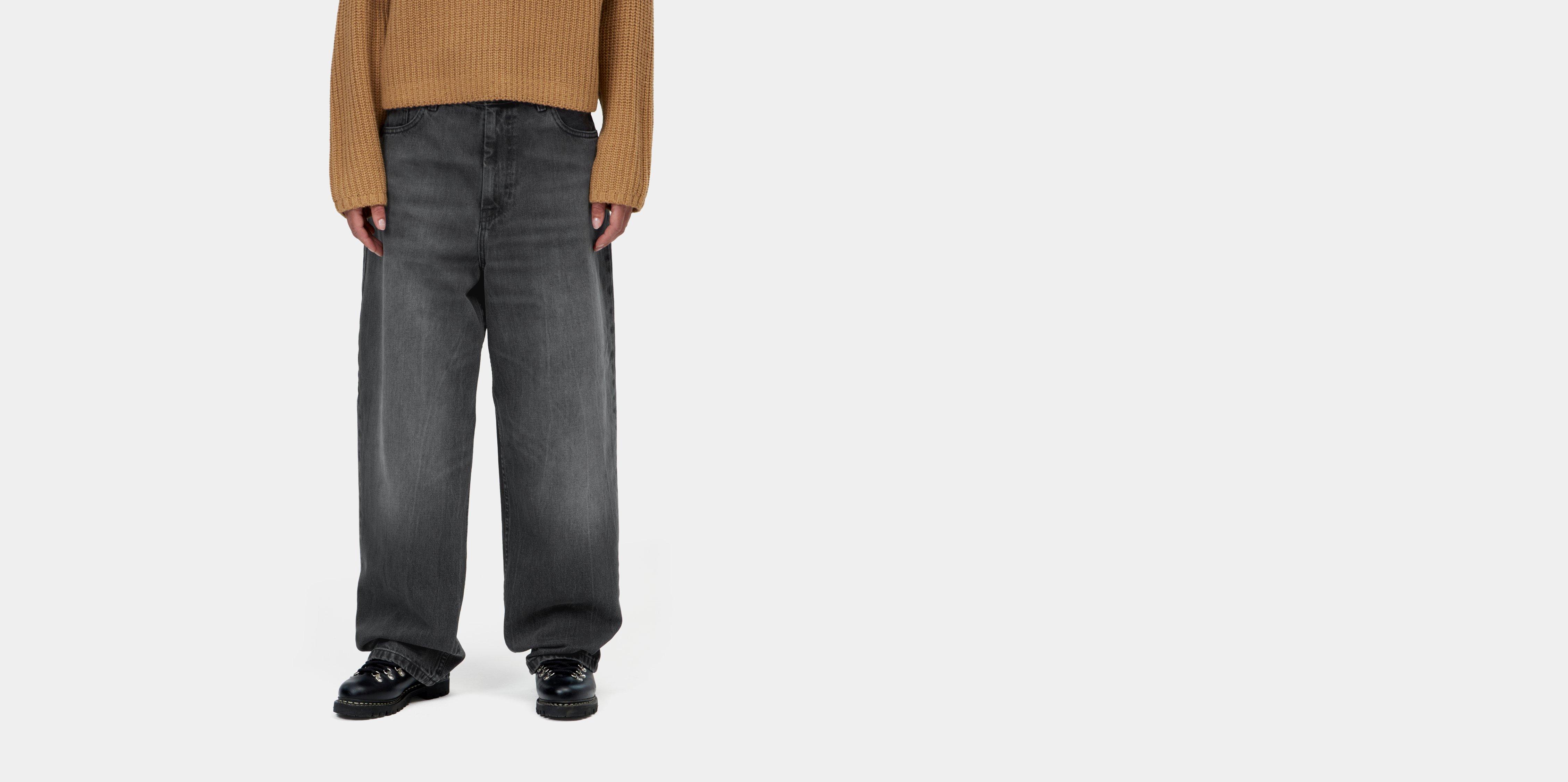 Carhartt WIP W' Brandon Pant Black marble used wash | XS | Women