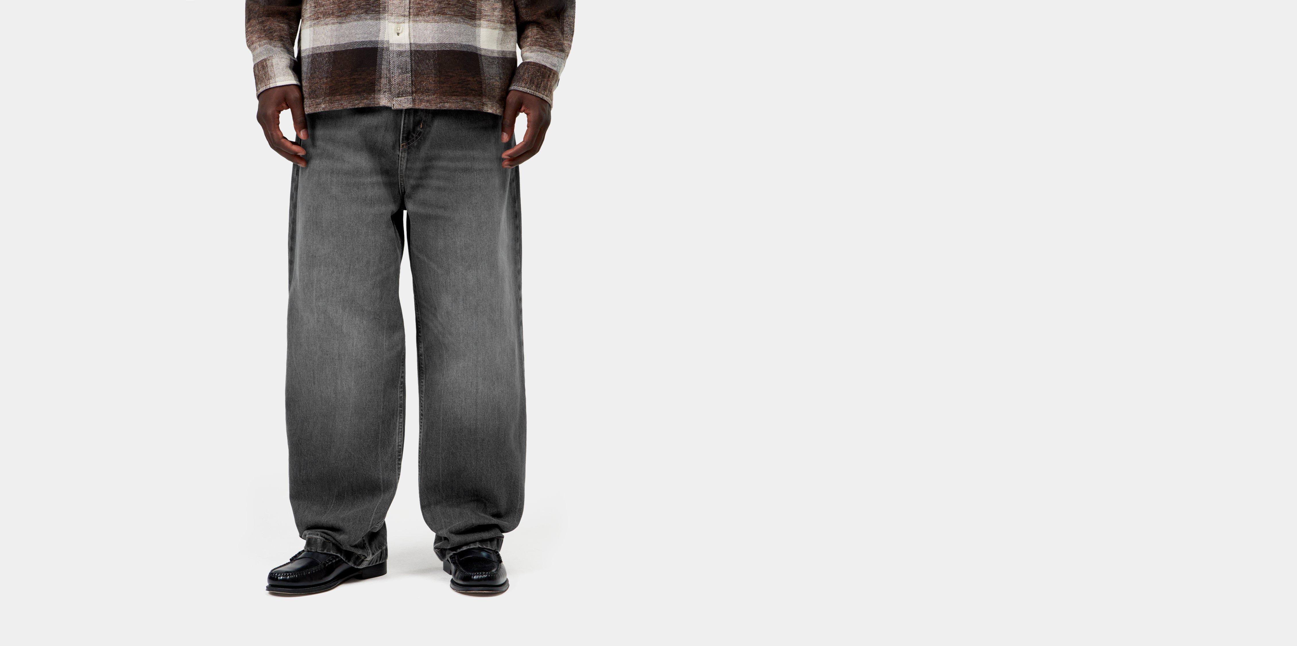 Carhartt WIP Brandon Pant Black marble used wash | L | Men