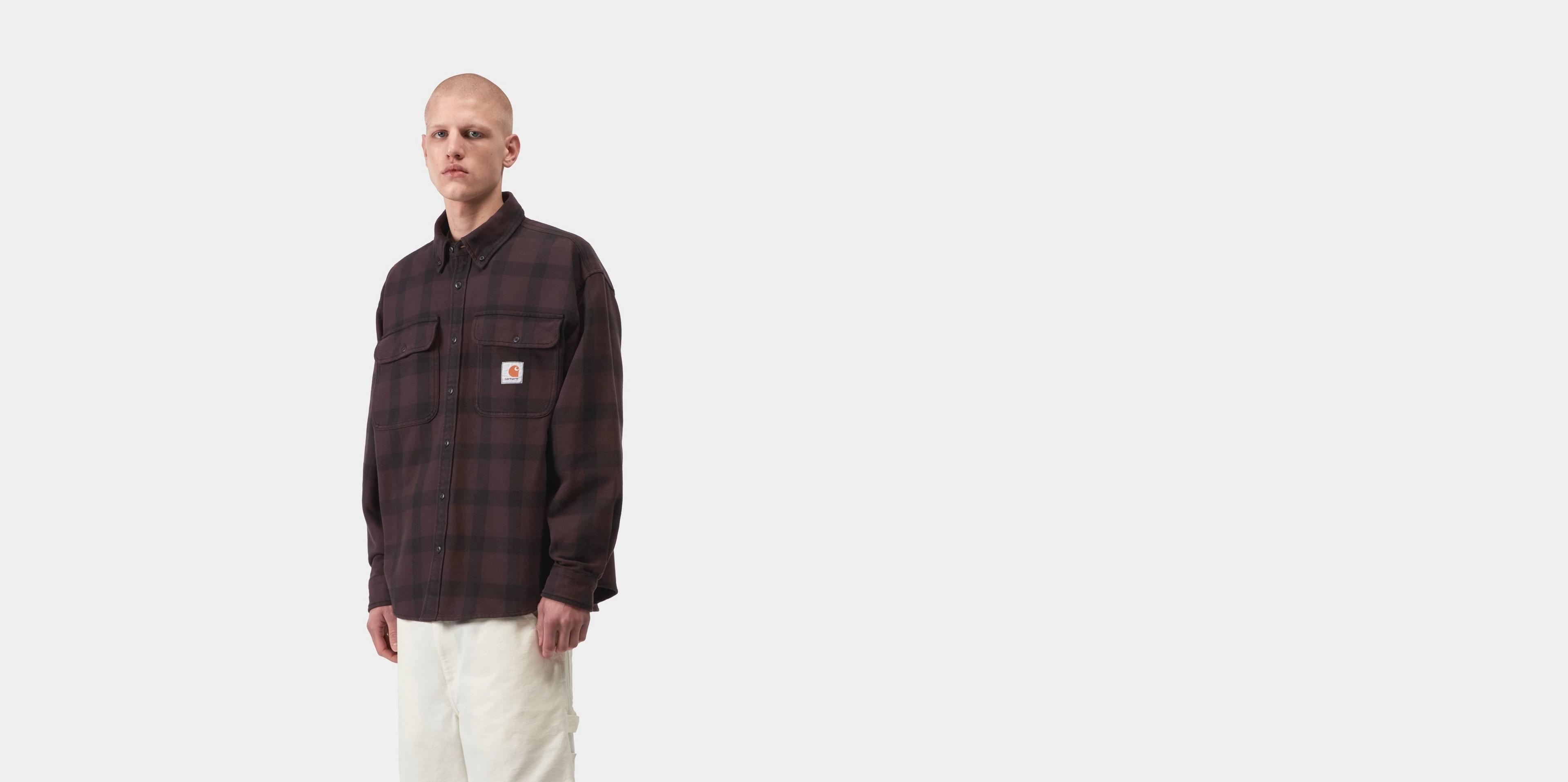 Carhartt WIP L/S Edmands Shirt, Edmands Check, Natural