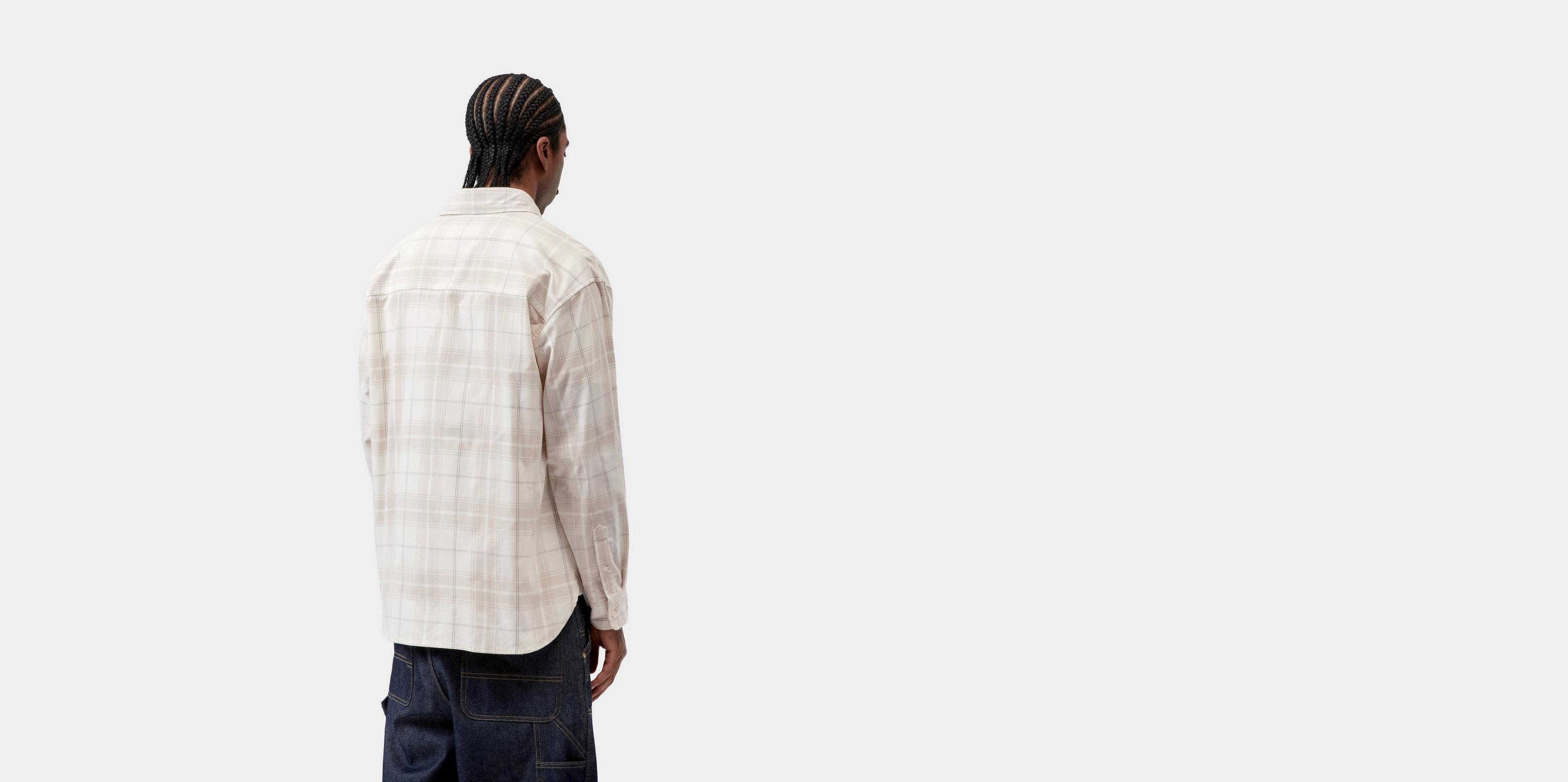 Carhartt WIP L/S Wilber Shirt, Wilber Check, Natural | Official