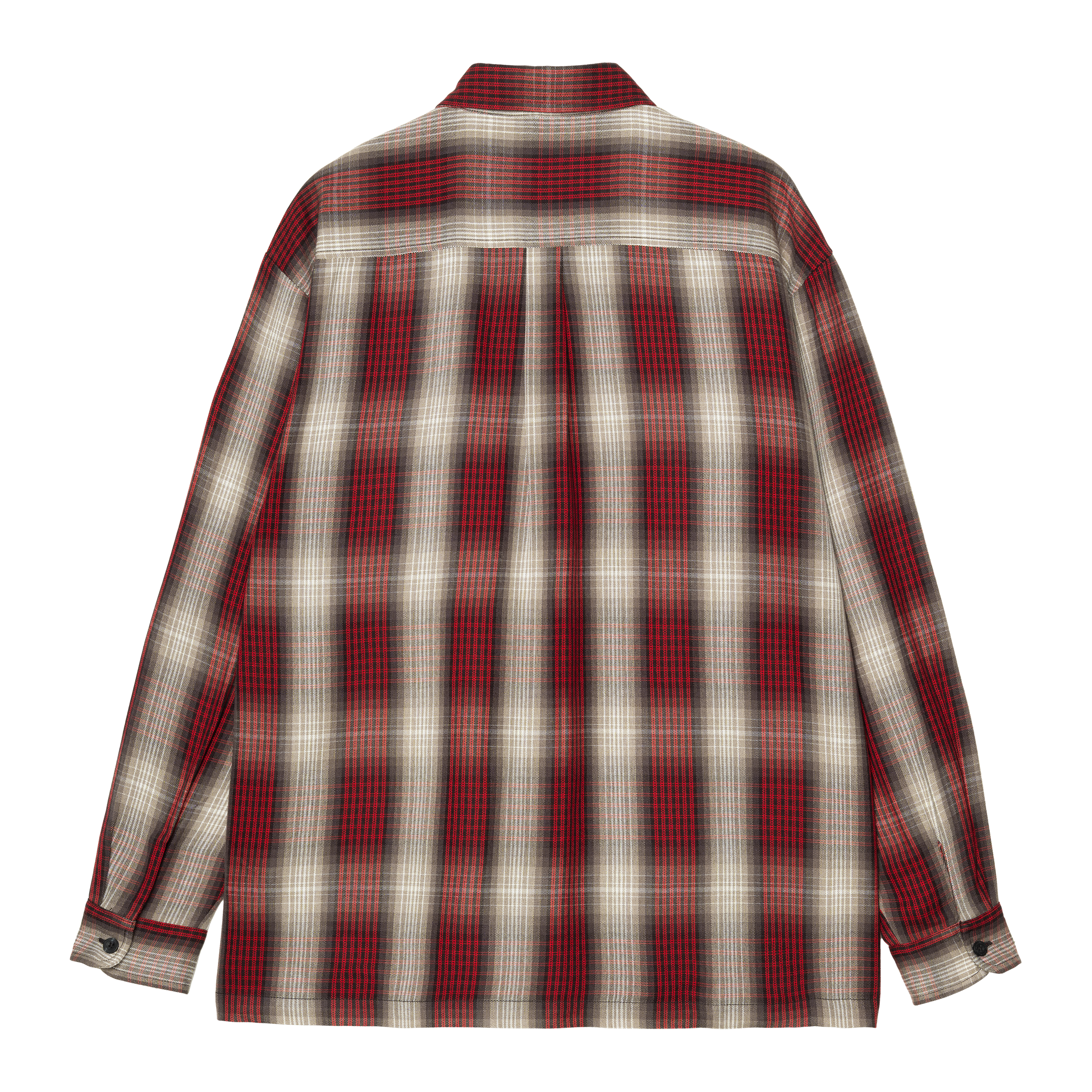 Carhartt WIP L/S Harlin Shirt, Harlin Check, Chili Pepper