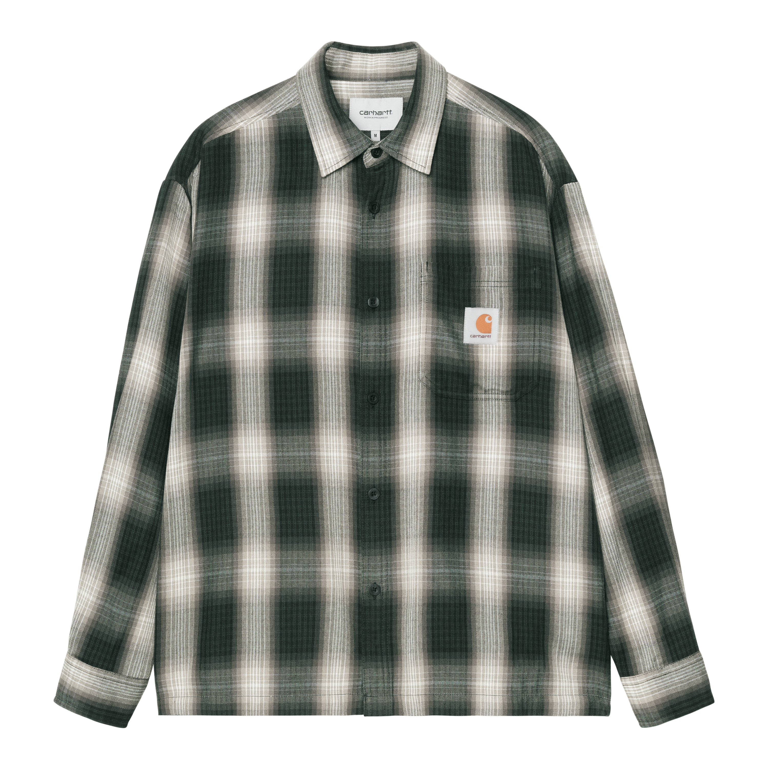 トップス Carhartt Wip L/S Harlin Shirt Carhartt WIP L/S Harlin Shirt, Harlin Check, Kale Green | Official