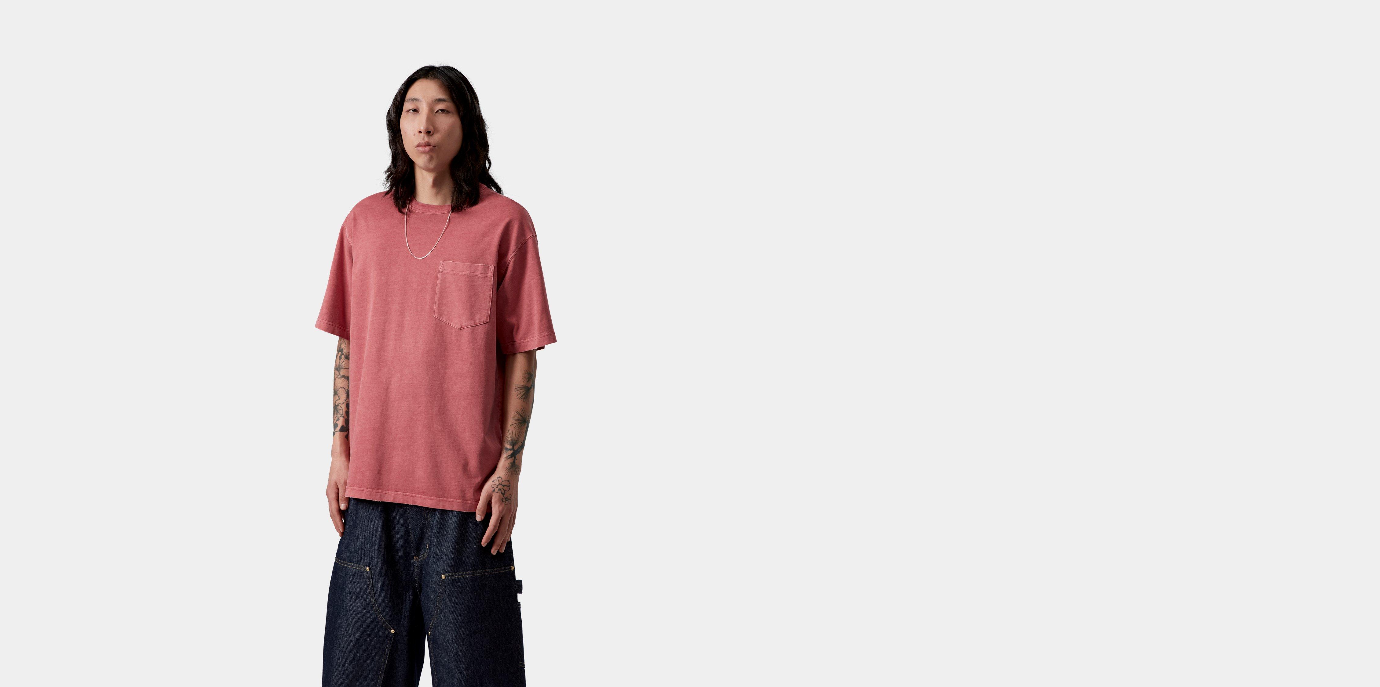 Carhartt WIP S/S Torion Pocket T-Shirt Marsala grind wash | red | S | Men
