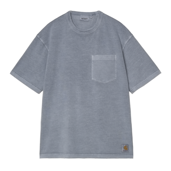 S/S Torion Pocket T-Shirt Office Blue grind wash