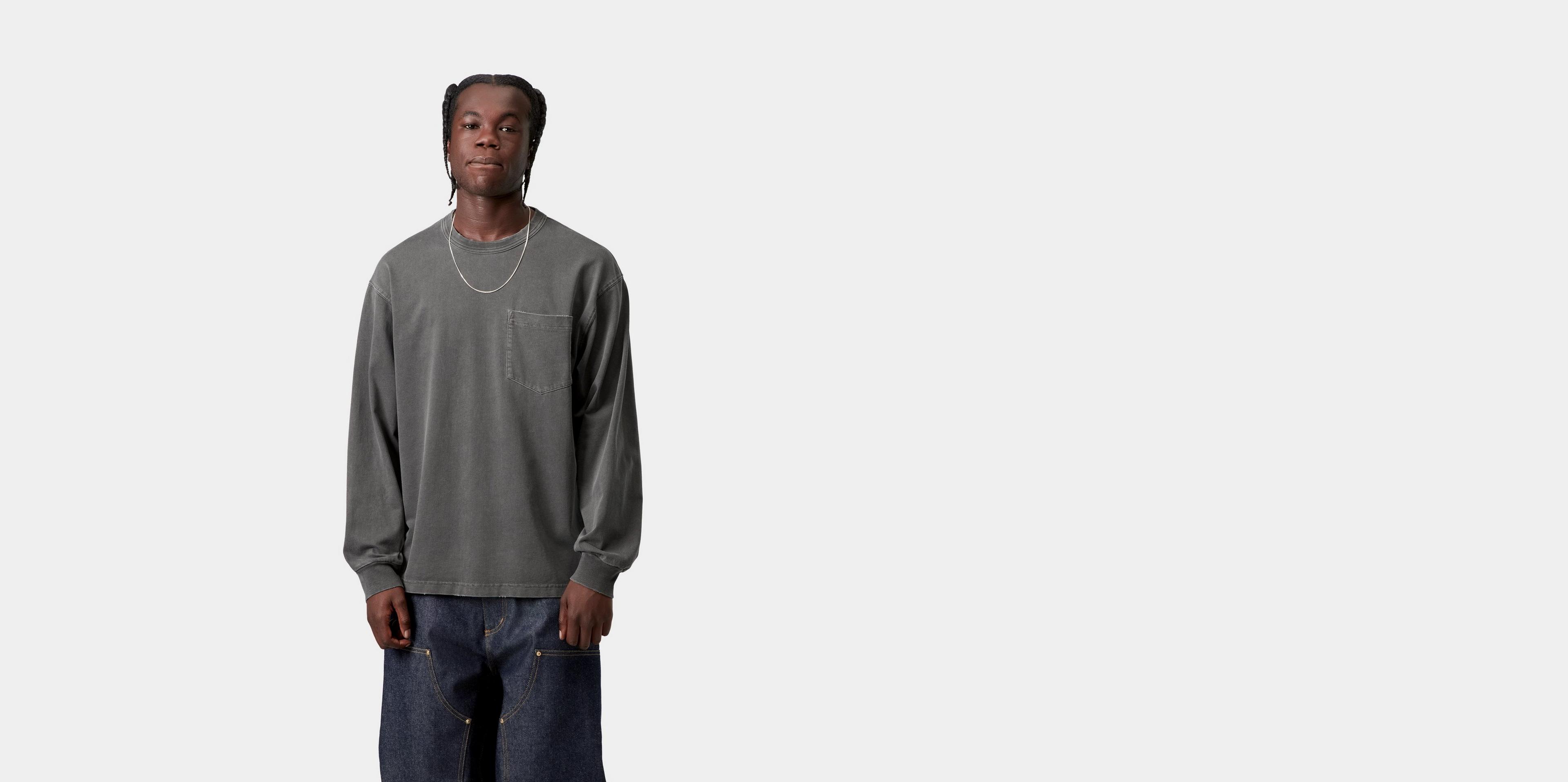 Carhartt WIP L/S Torion Pocket T-Shirt, Black | Official Online Store