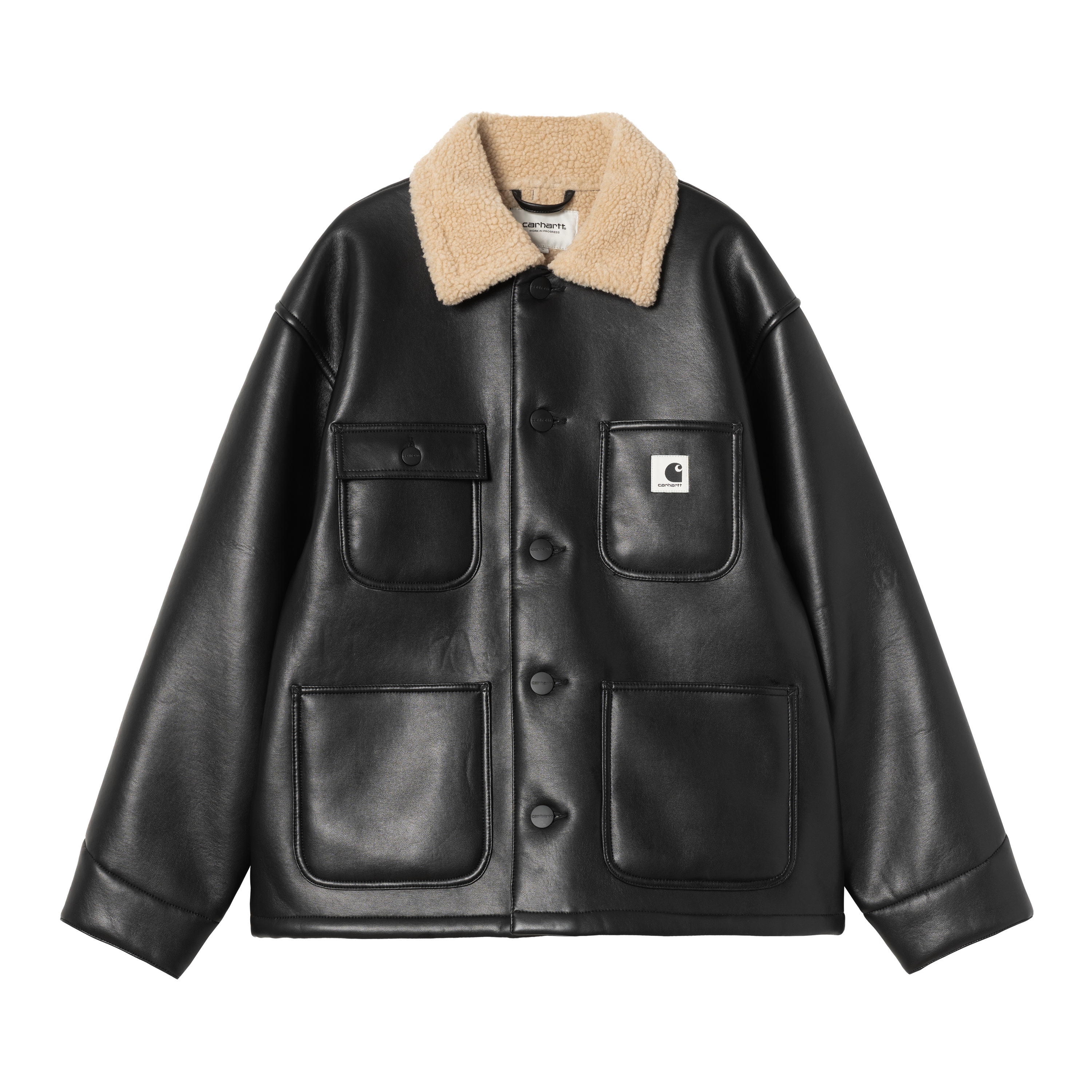 Carhartt WIP W' Shepton OG Michigan Coat, Black / Natural