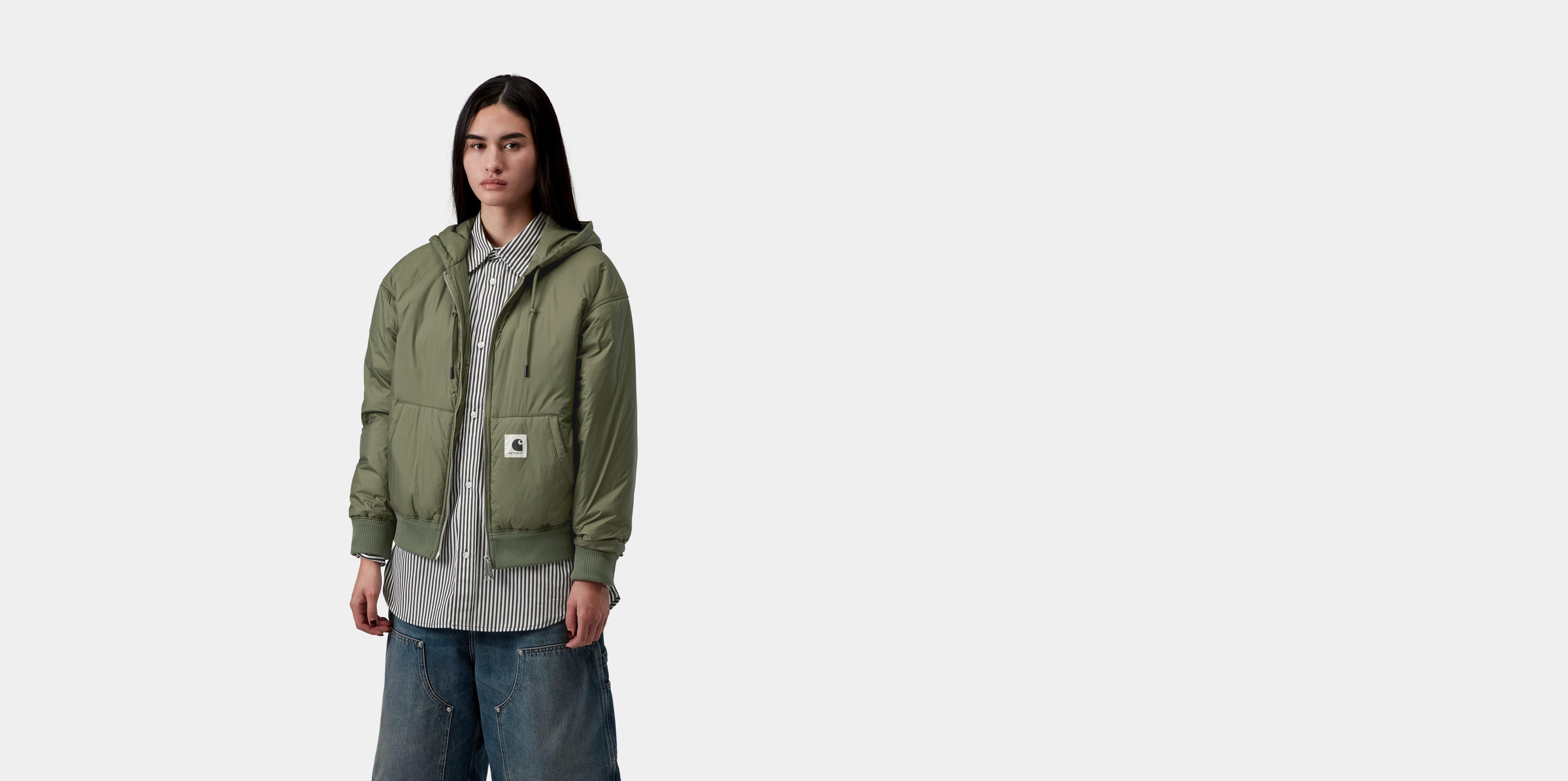 Carhartt WIP W' Hooded Gadd Jacket Dollar Green | S | Women