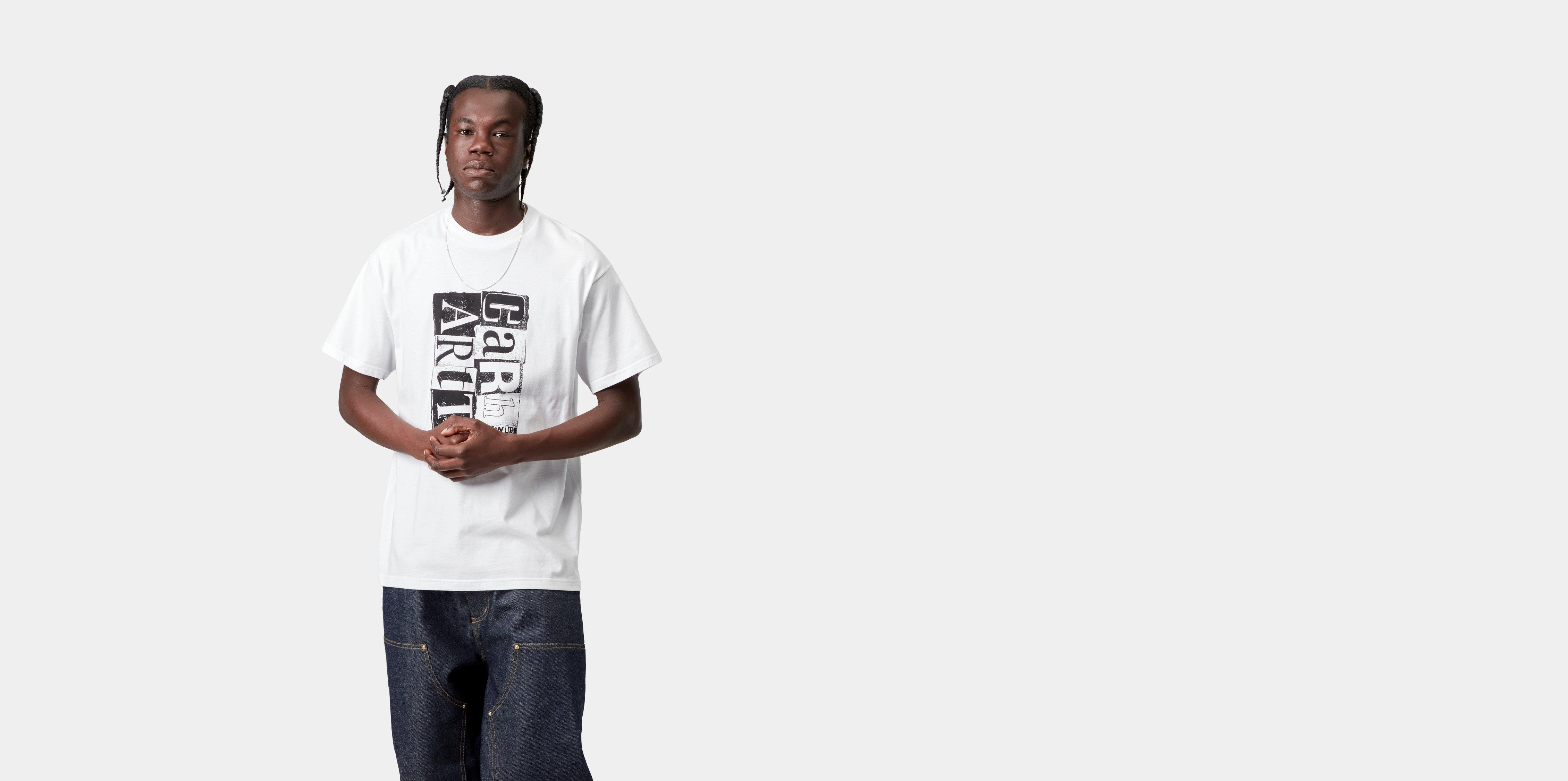 Carhartt WIP S/S Moving Letterpress T-Shirt White | S | Men