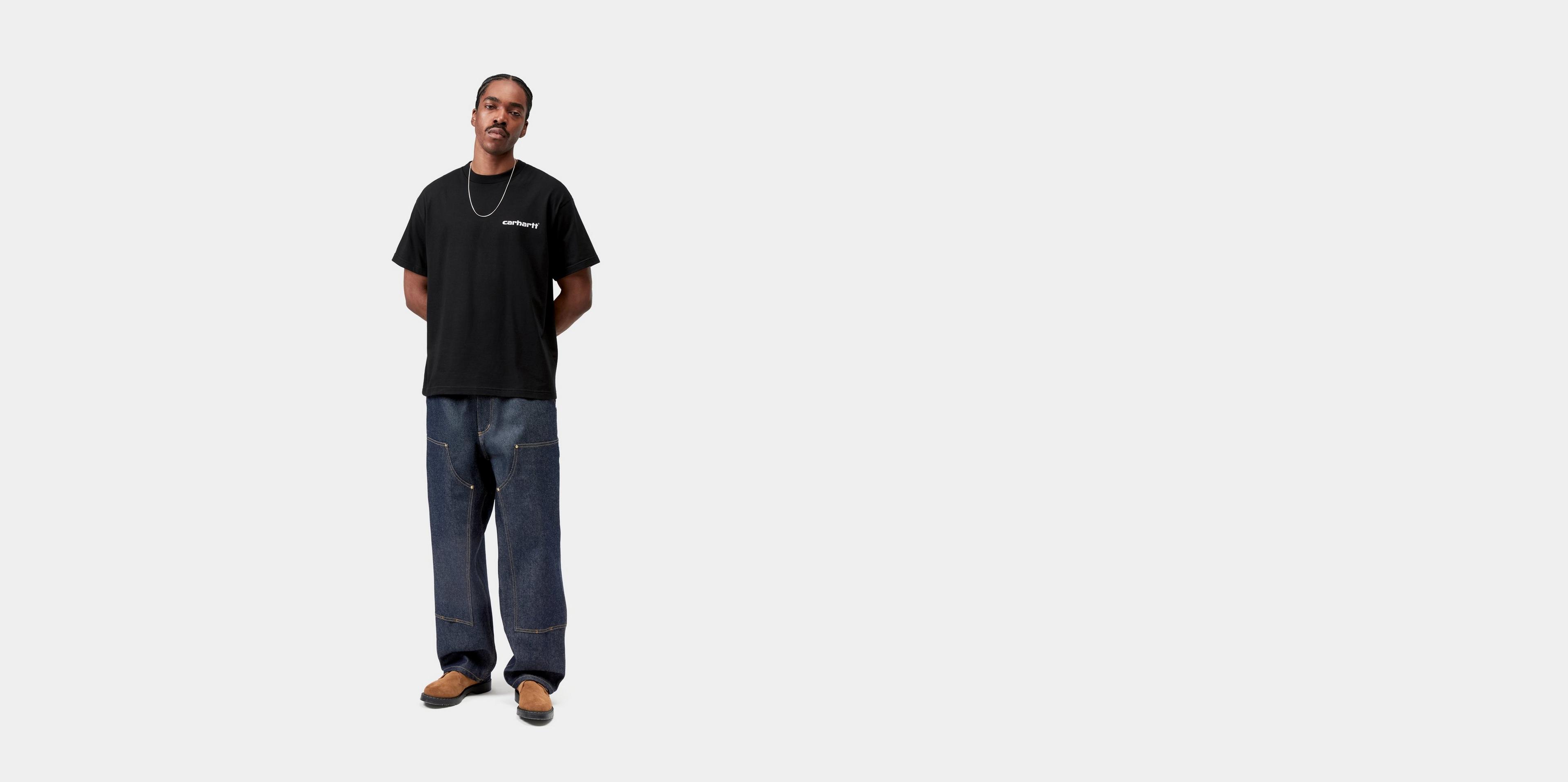 Carhartt WIP S/S Archive Script T-Shirt, Black | Official Online Store