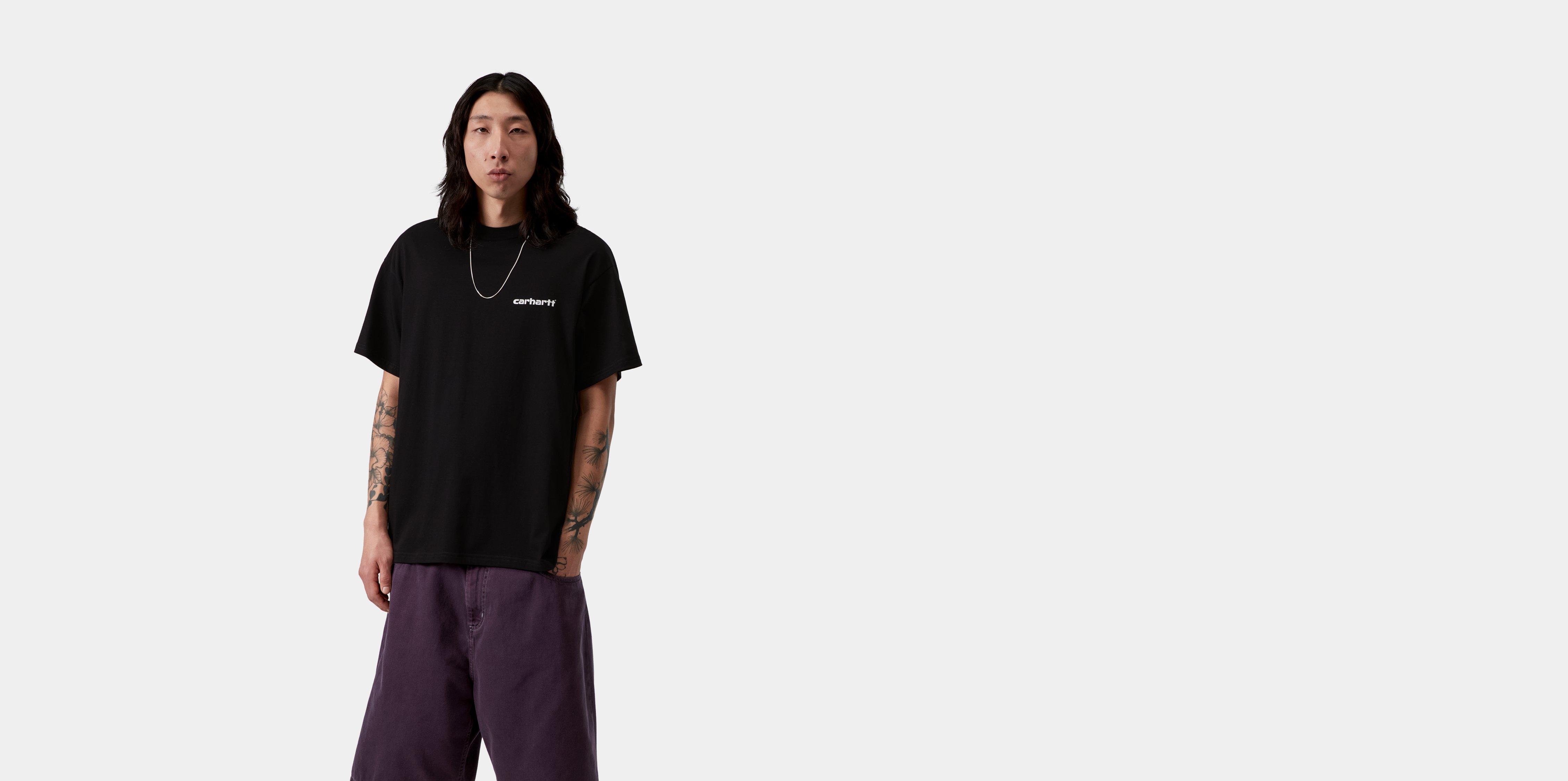 Carhartt WIP S/S Archive Lines T-Shirt Black | S | Men