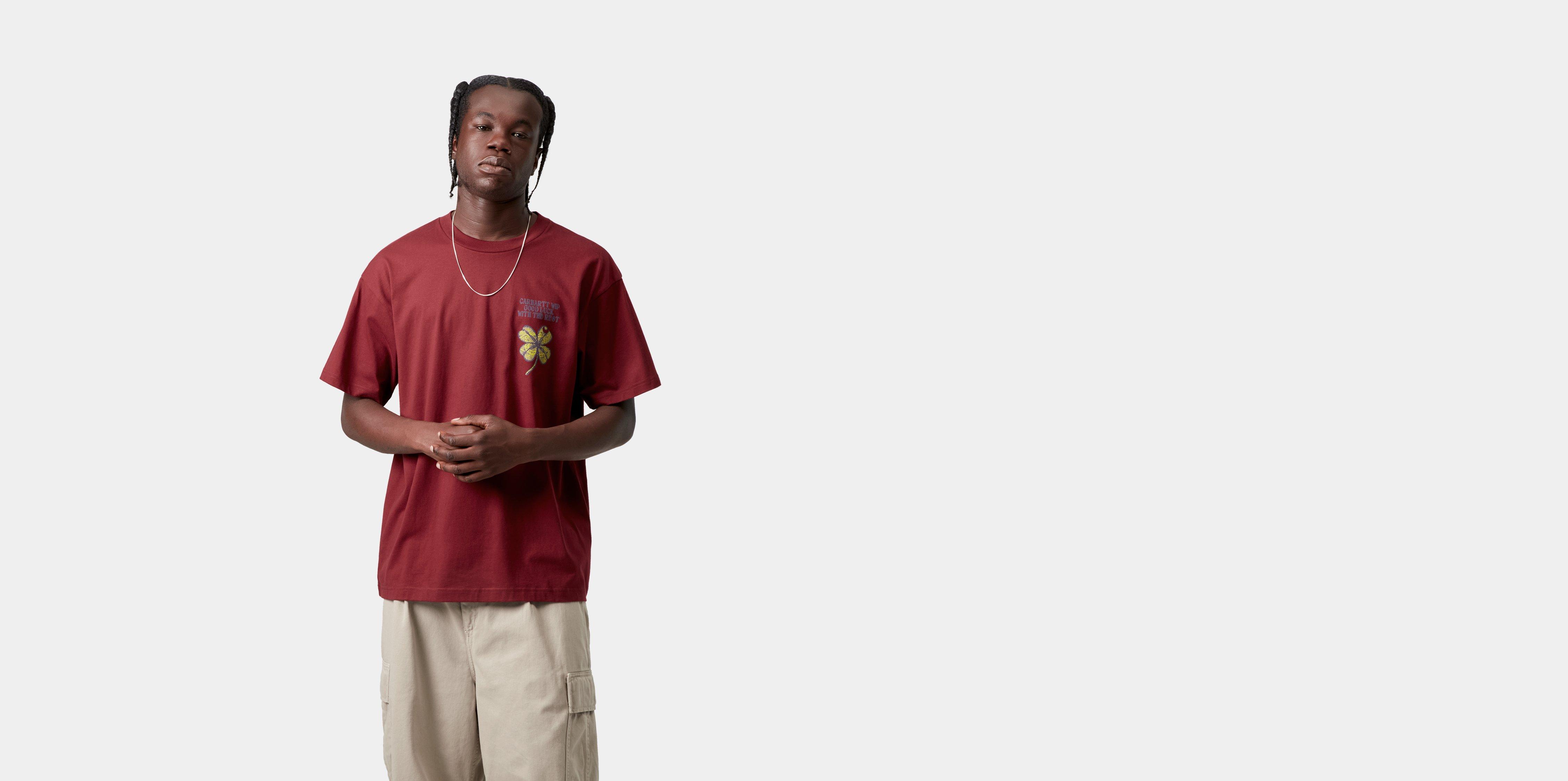 Carhartt WIP S/S Clover T-Shirt Marsala | red | S | Men