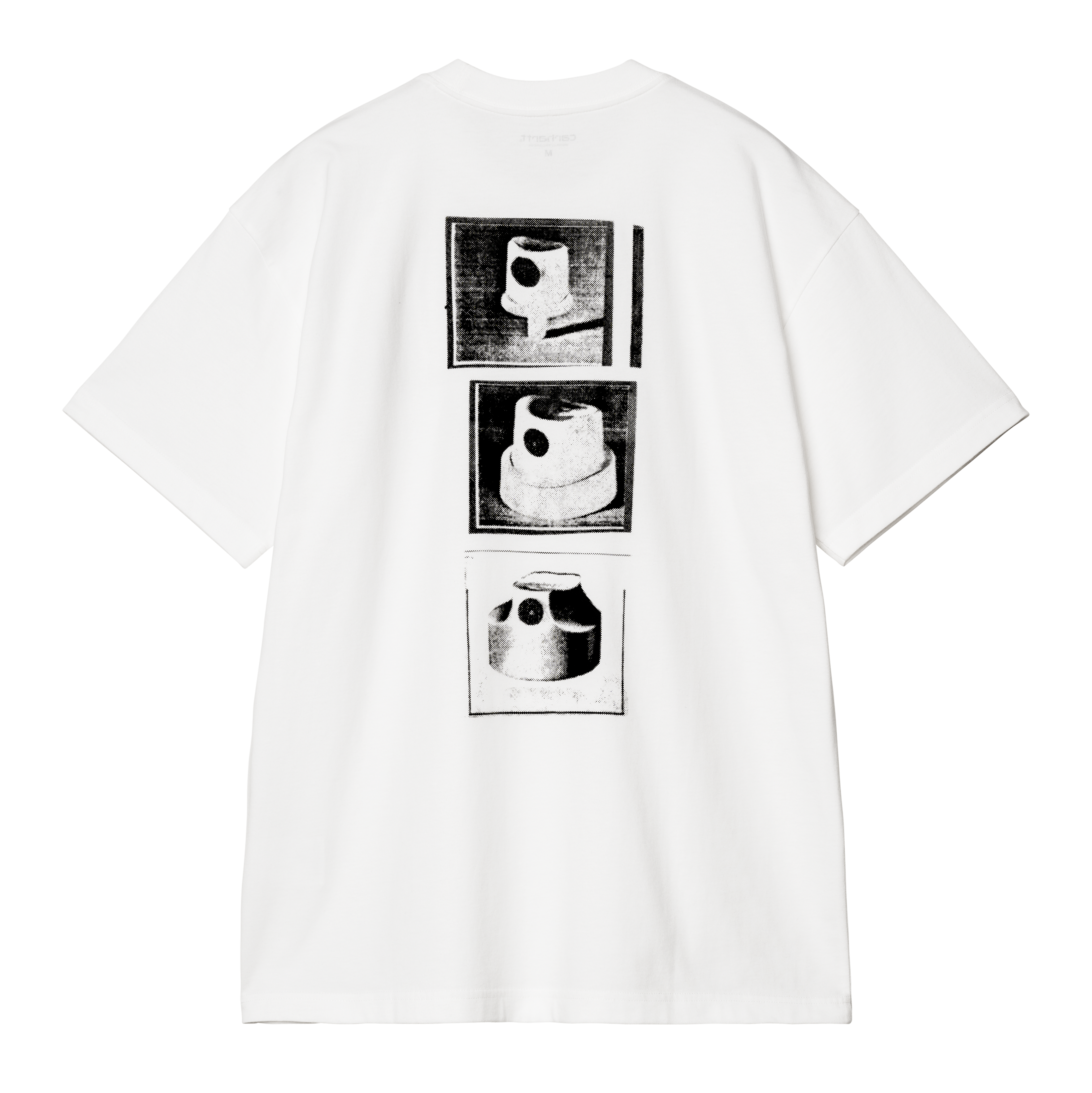 Carhartt WIP S/S Caps T-Shirt, White | Official Online Store