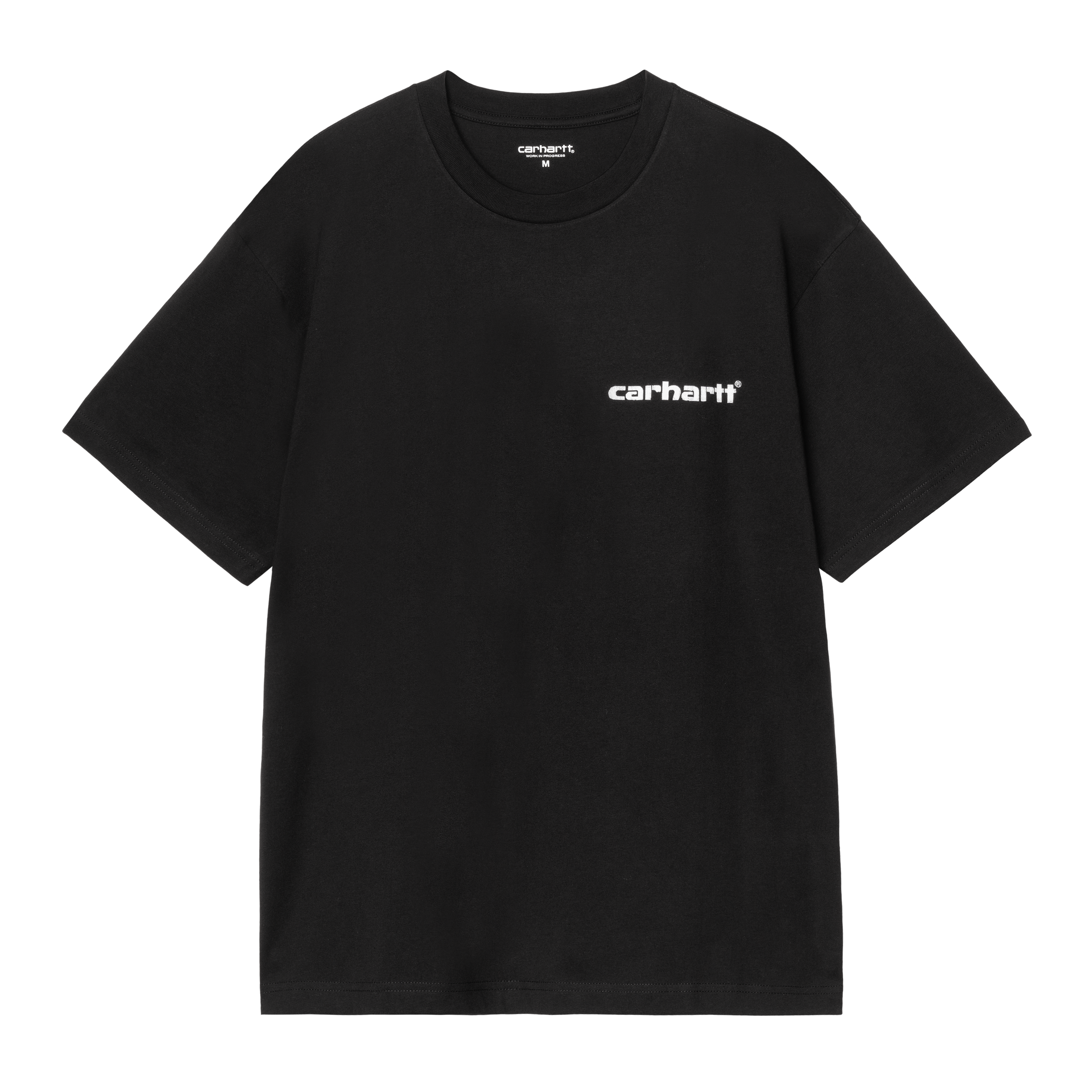 Carhartt WIP S/S Caps T-Shirt, Black | Official Online Store