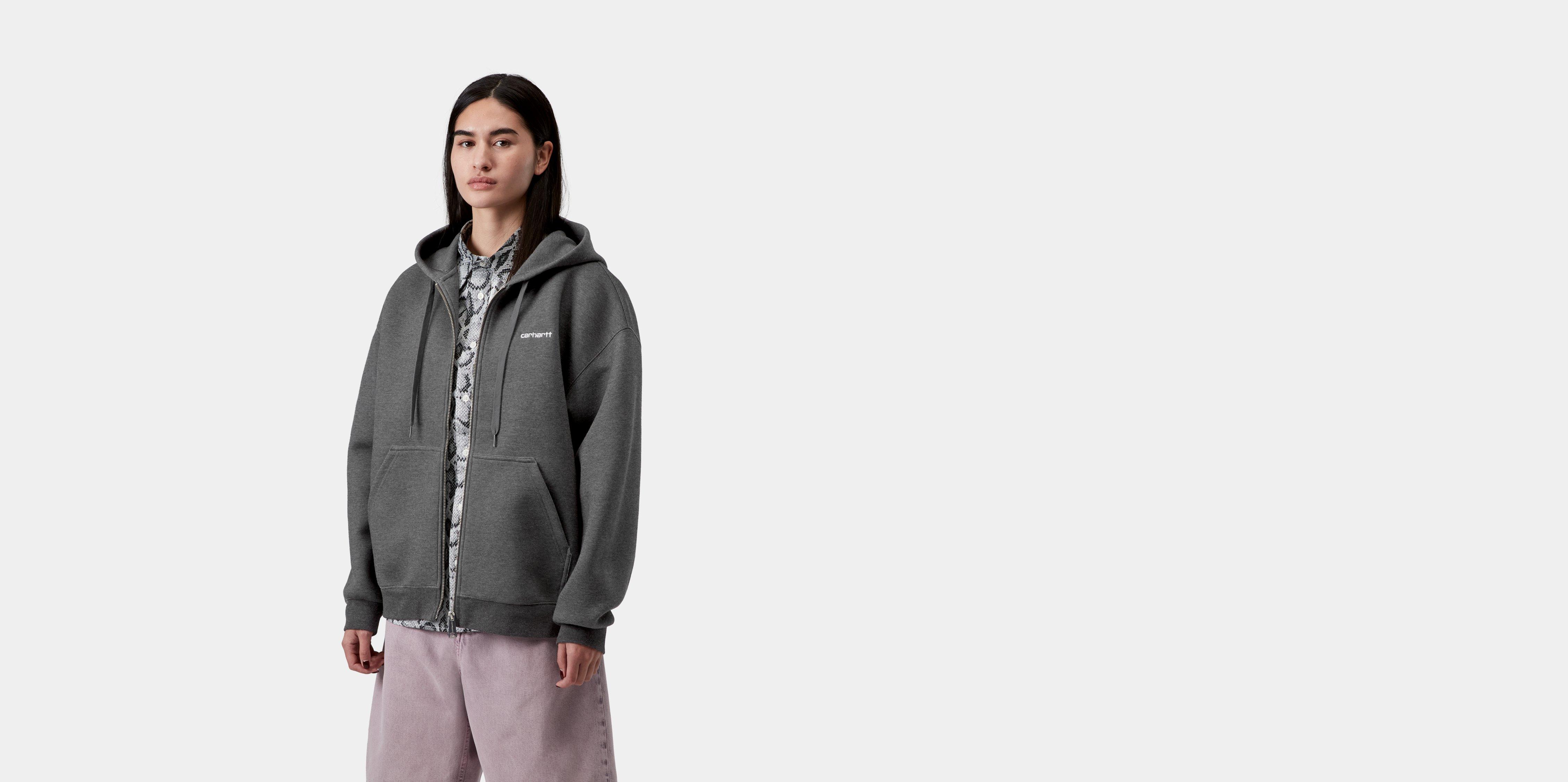 Carhartt WIP W' Hooded Alda Jacket Black / White | L | Women