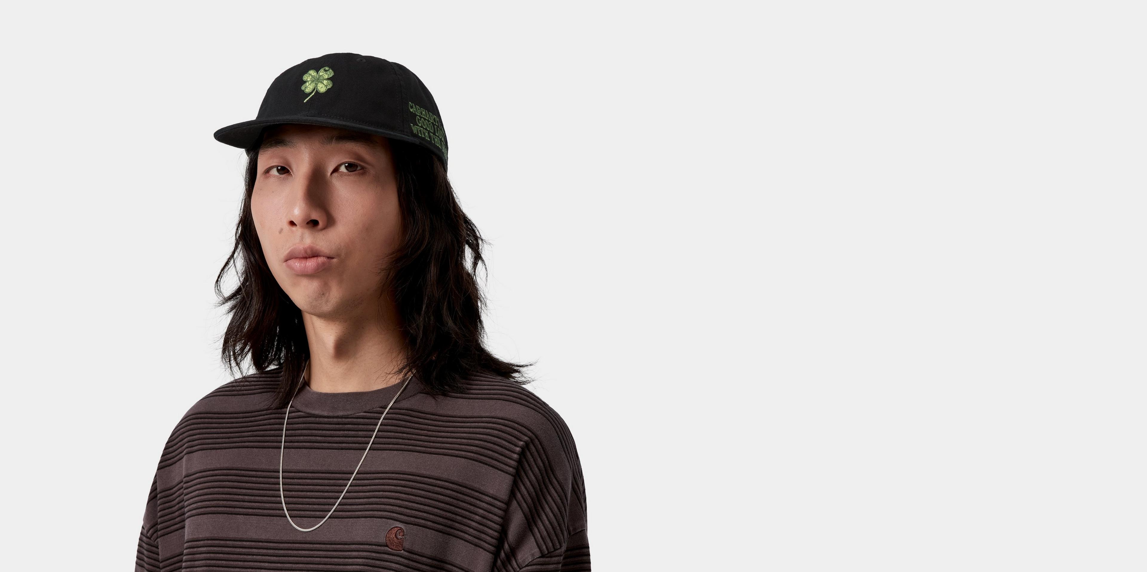 Carhartt WIP Clover Cap, Black / Black | Tienda oficial en Línea