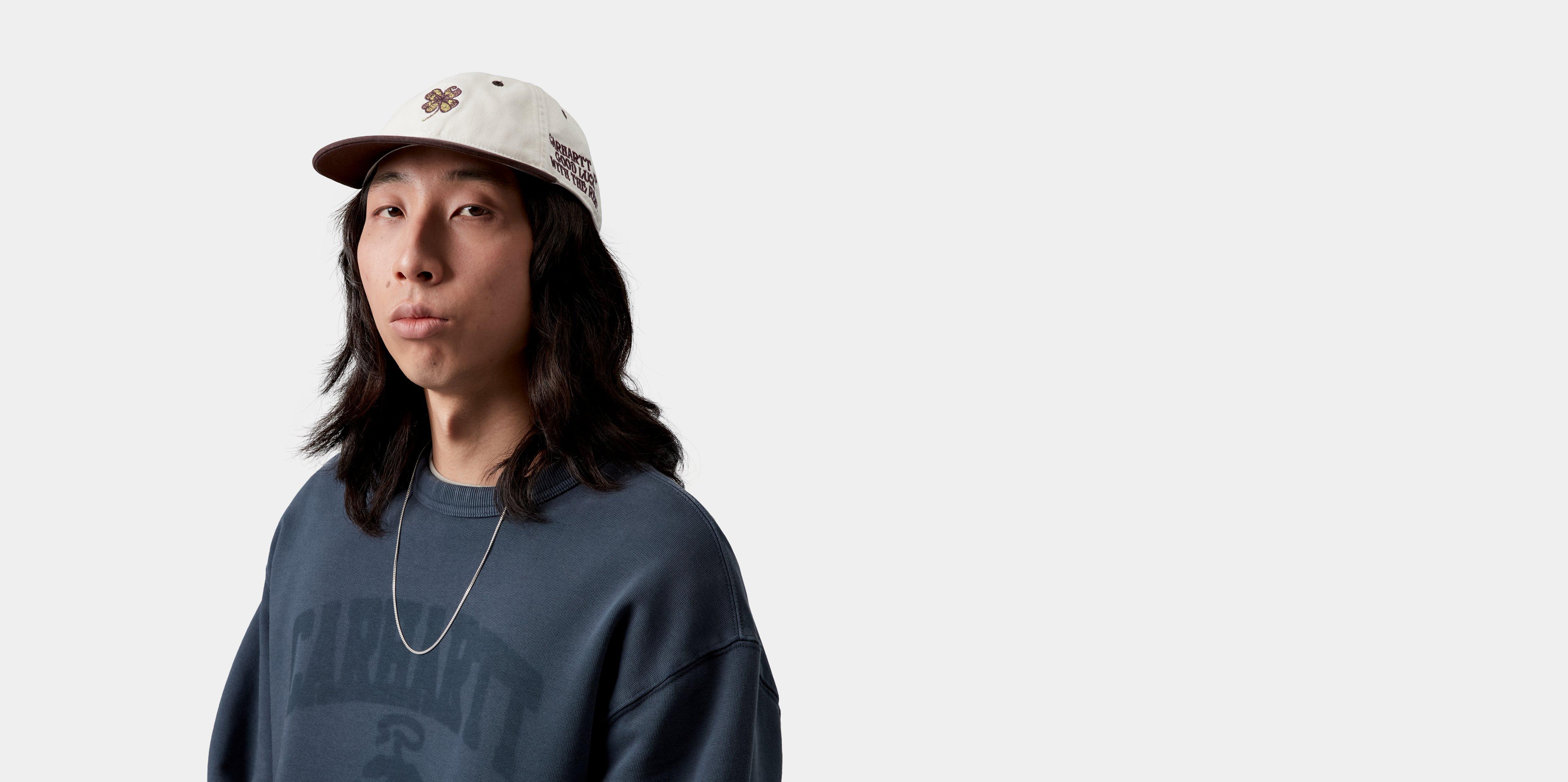 Carhartt WIP Clover Cap Wax / Palisander | white