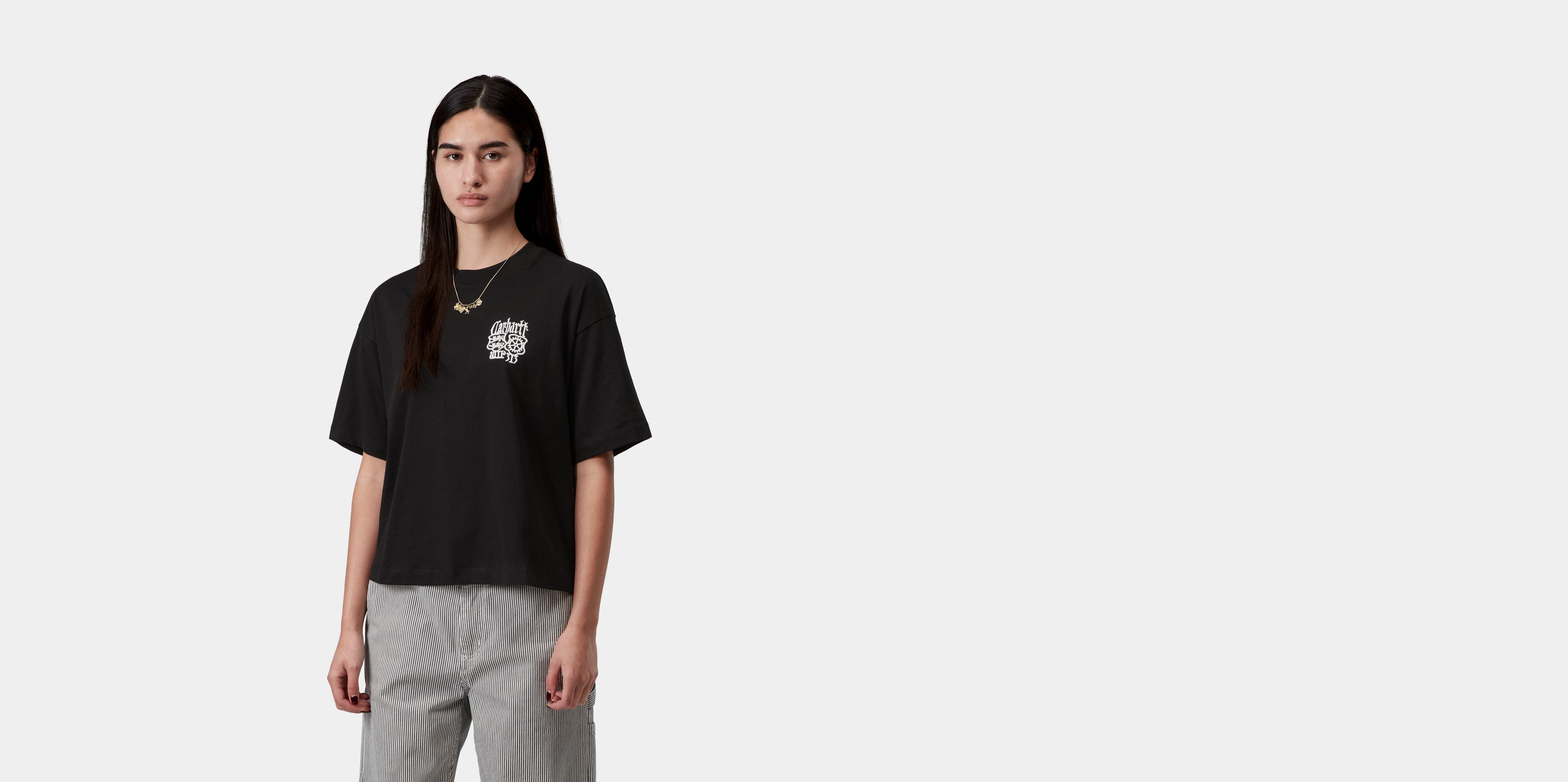 Carhartt WIP W' S/S Signet T-Shirt Black / Wax | XS | Women