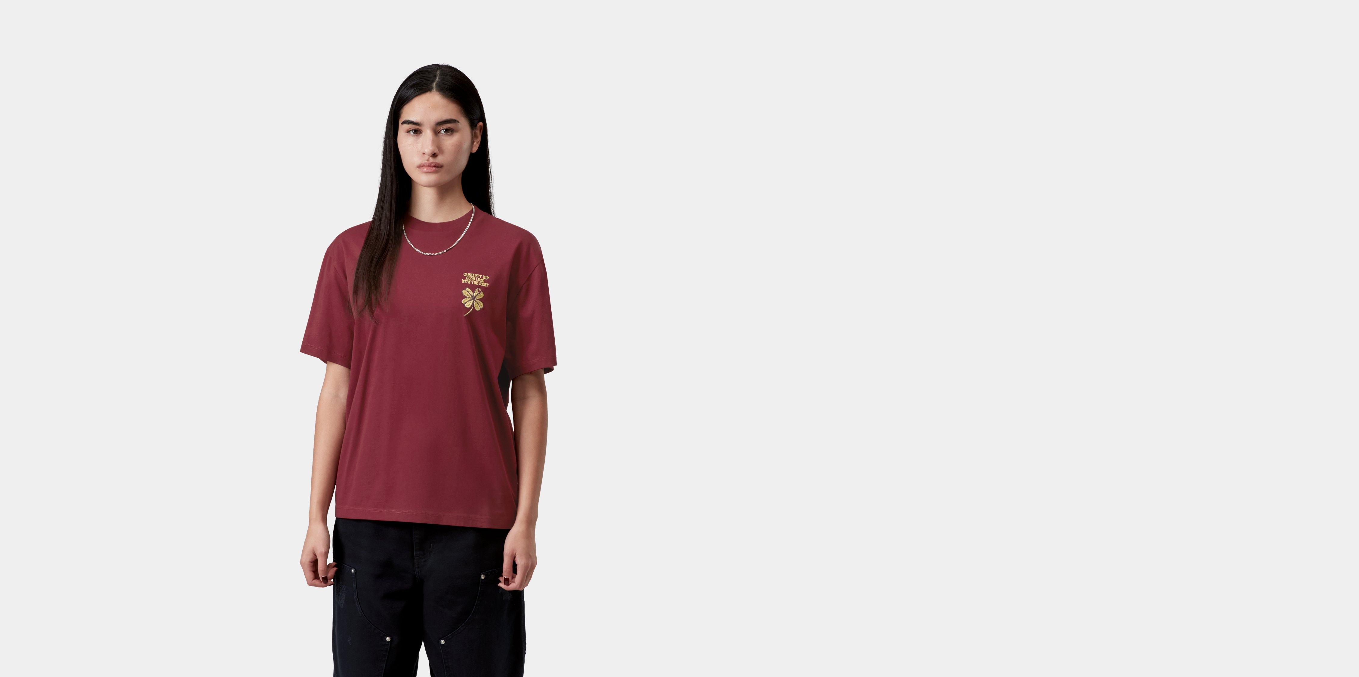 Carhartt WIP W' S/S Clover T-Shirt Marsala | red | S | Women