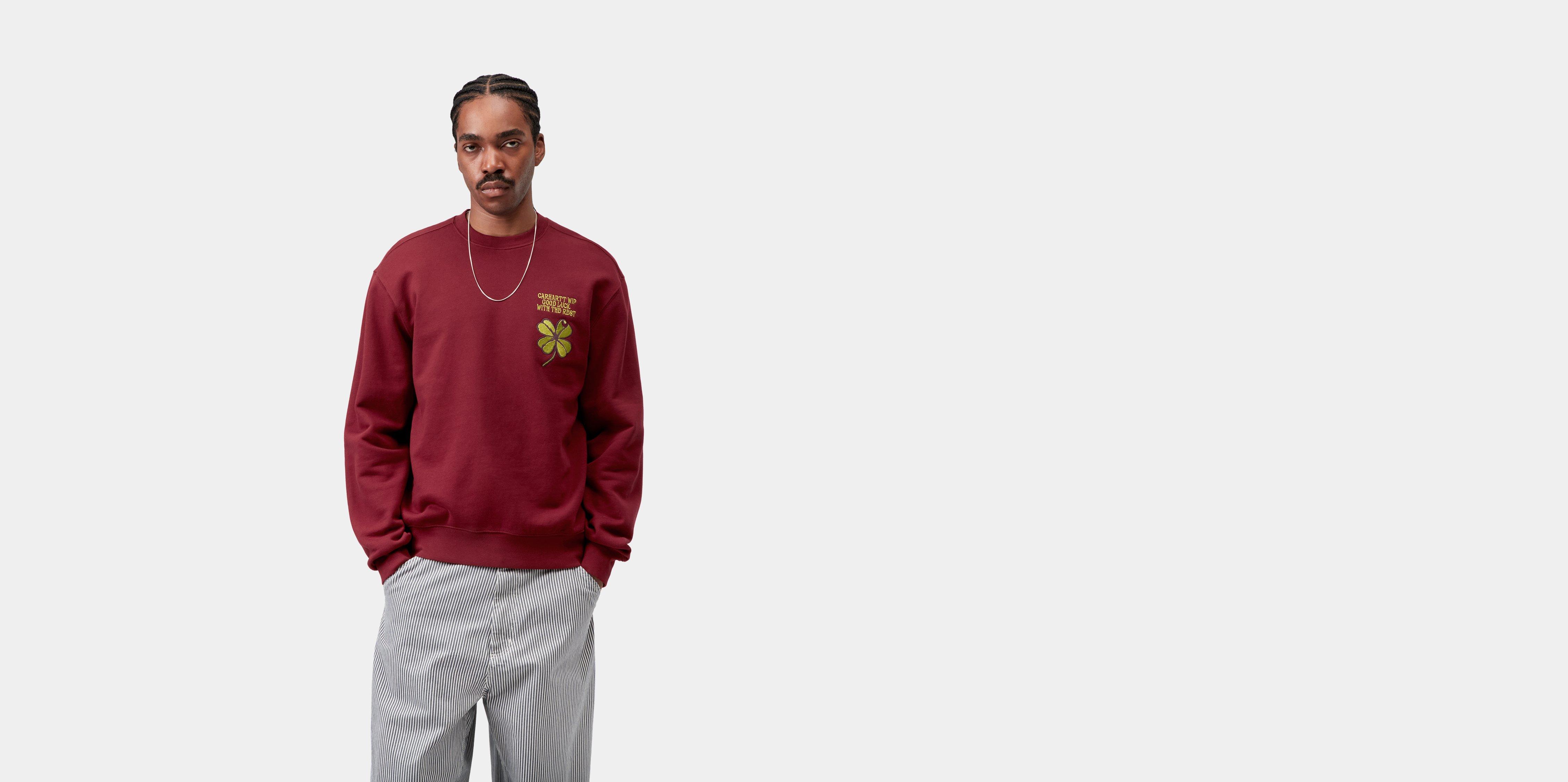 Carhartt WIP Clover Sweatshirt Marsala | red | S | Men