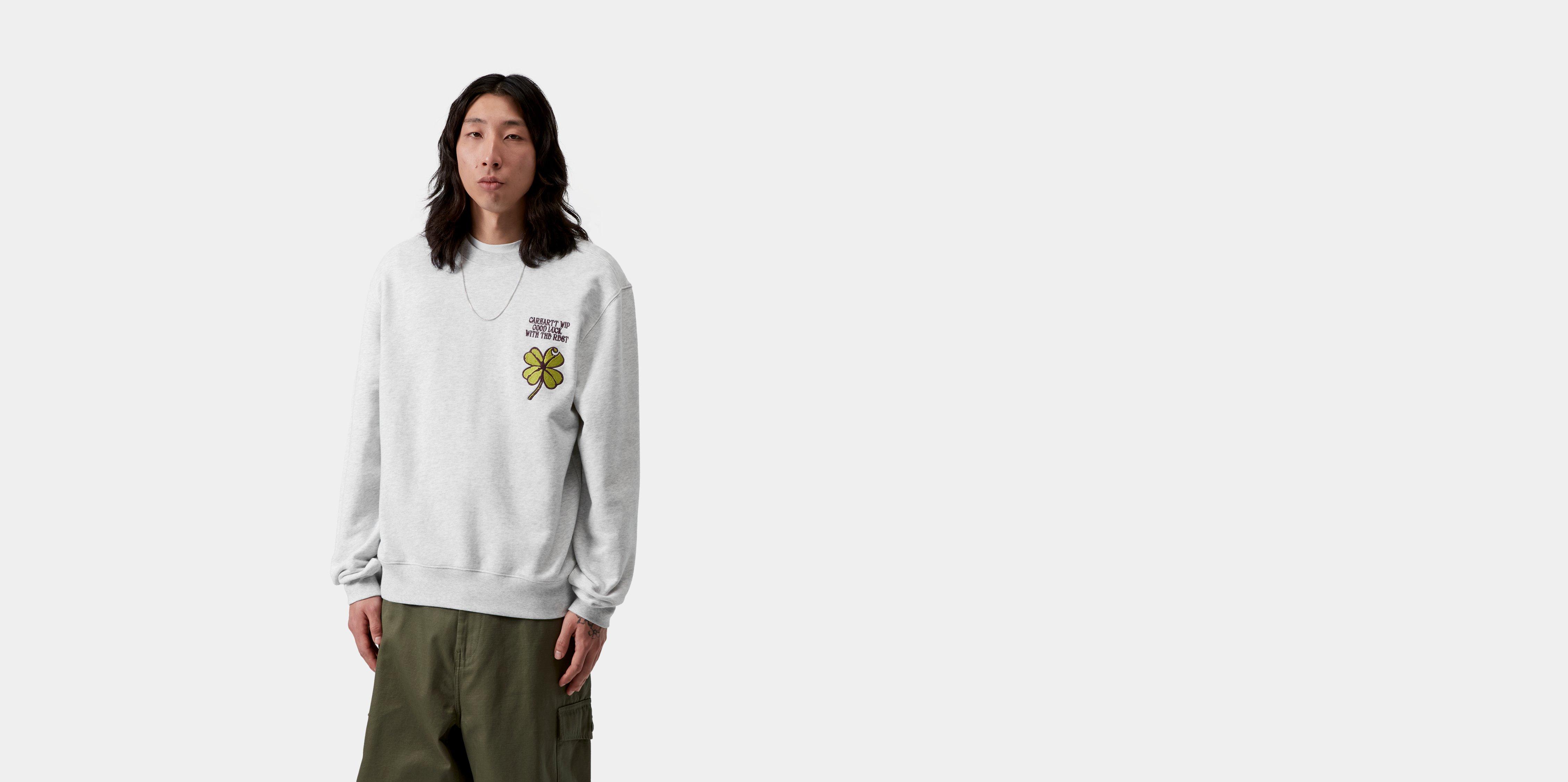 Carhartt WIP Clover Sweatshirt Ash Heather | grey | L | Men