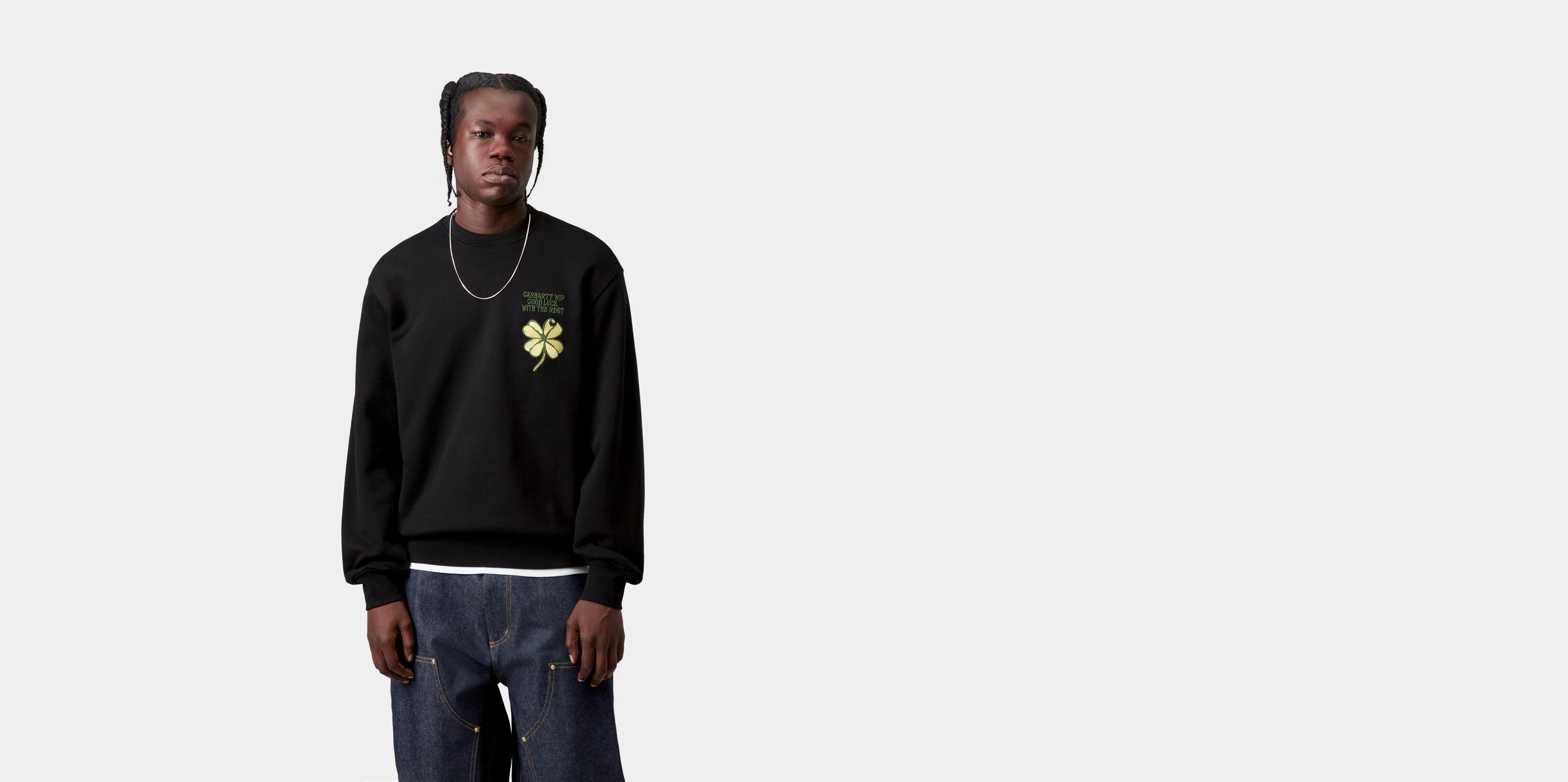 Carhartt WIP Clover Sweatshirt Black | S | Men