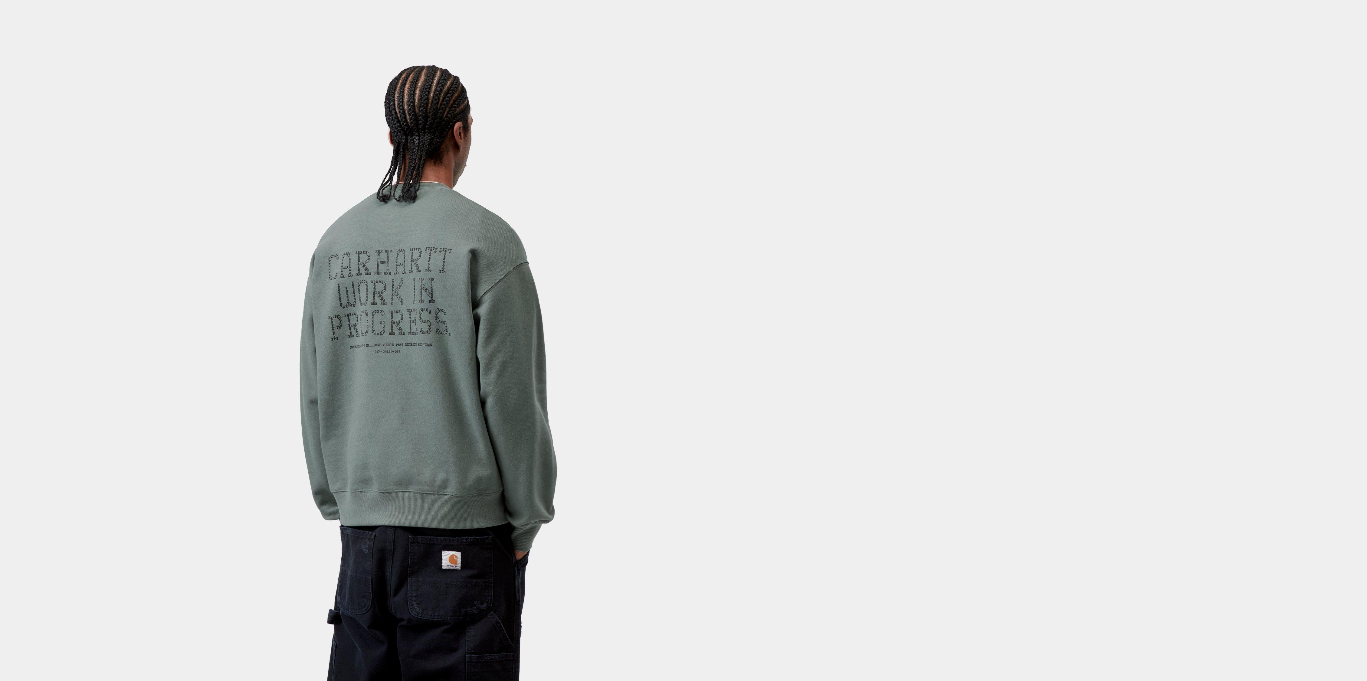 Carhartt WIP Punched Sweatshirt Velvet Green | XS | Men