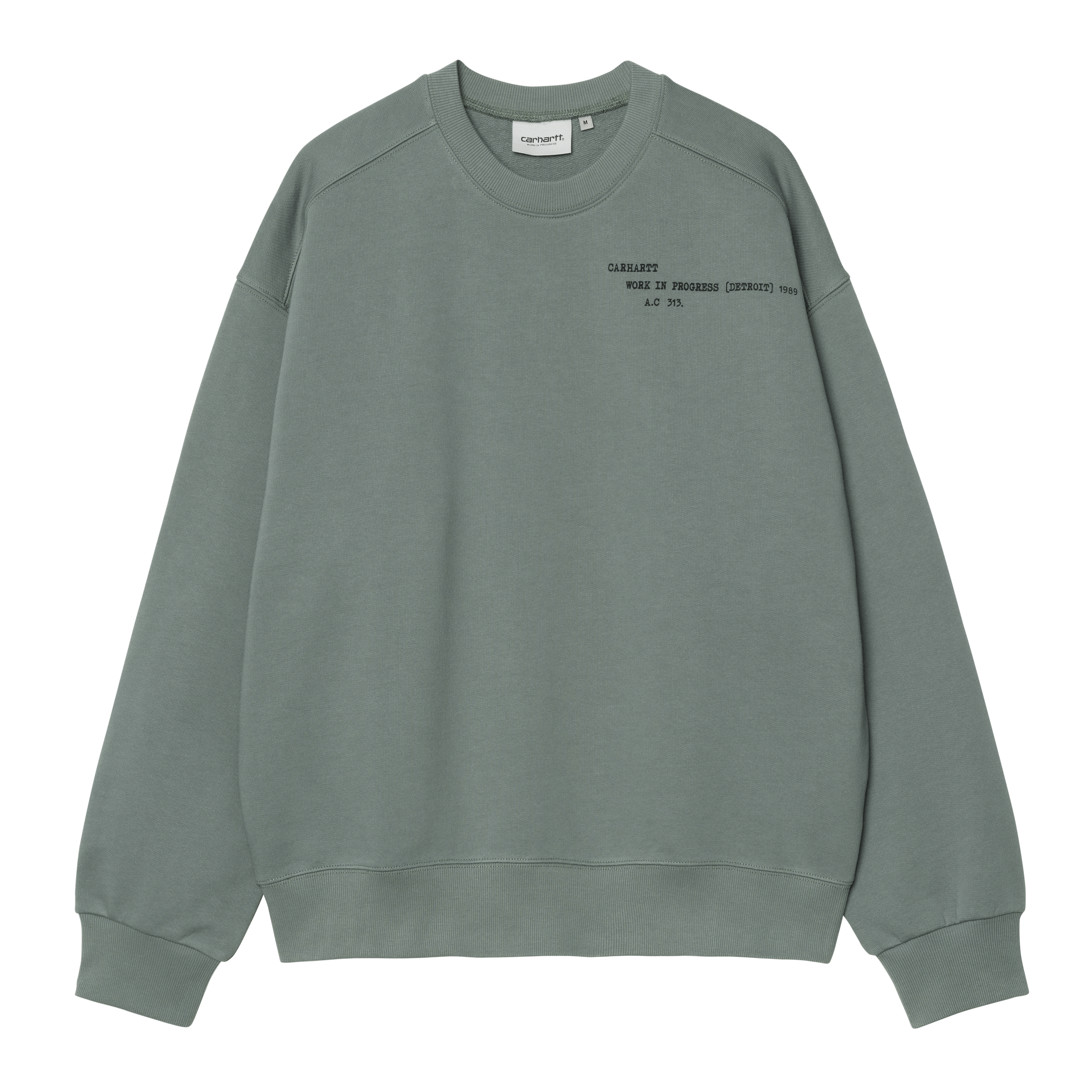 Carhartt WIP Punched Sweatshirt, Velvet Green | Official Online Store
