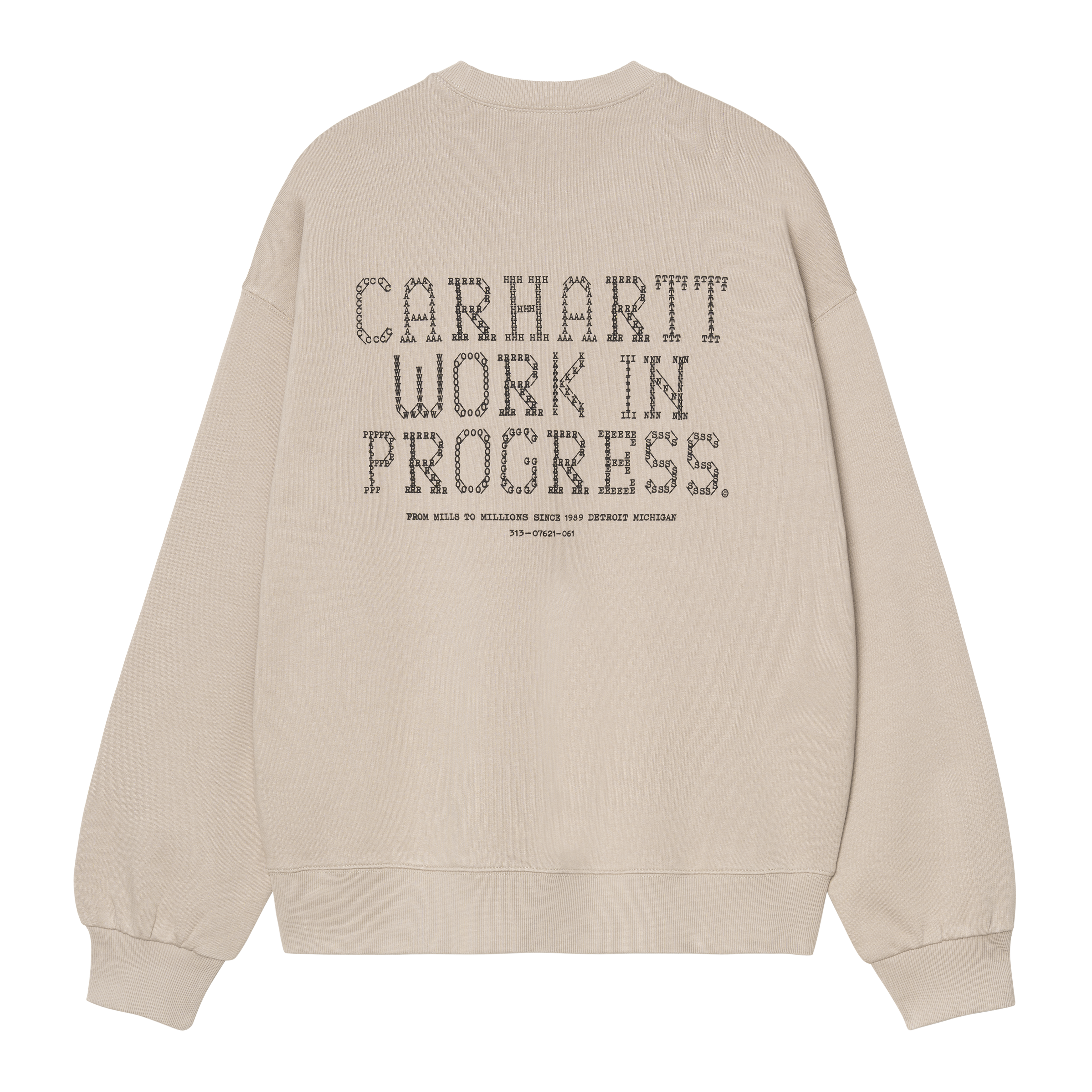 Carhartt WIP Punched Sweatshirt, Puddle | Official Online Store
